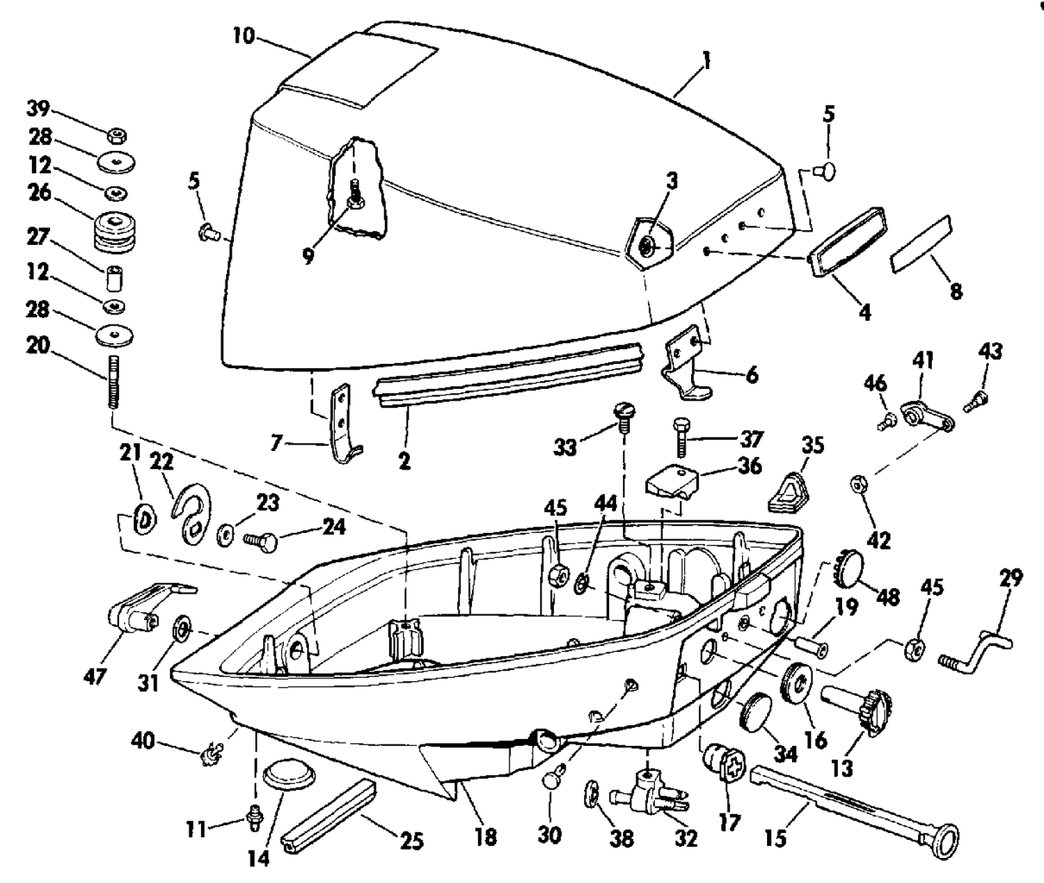 ENGINE COVER - JOHNSON