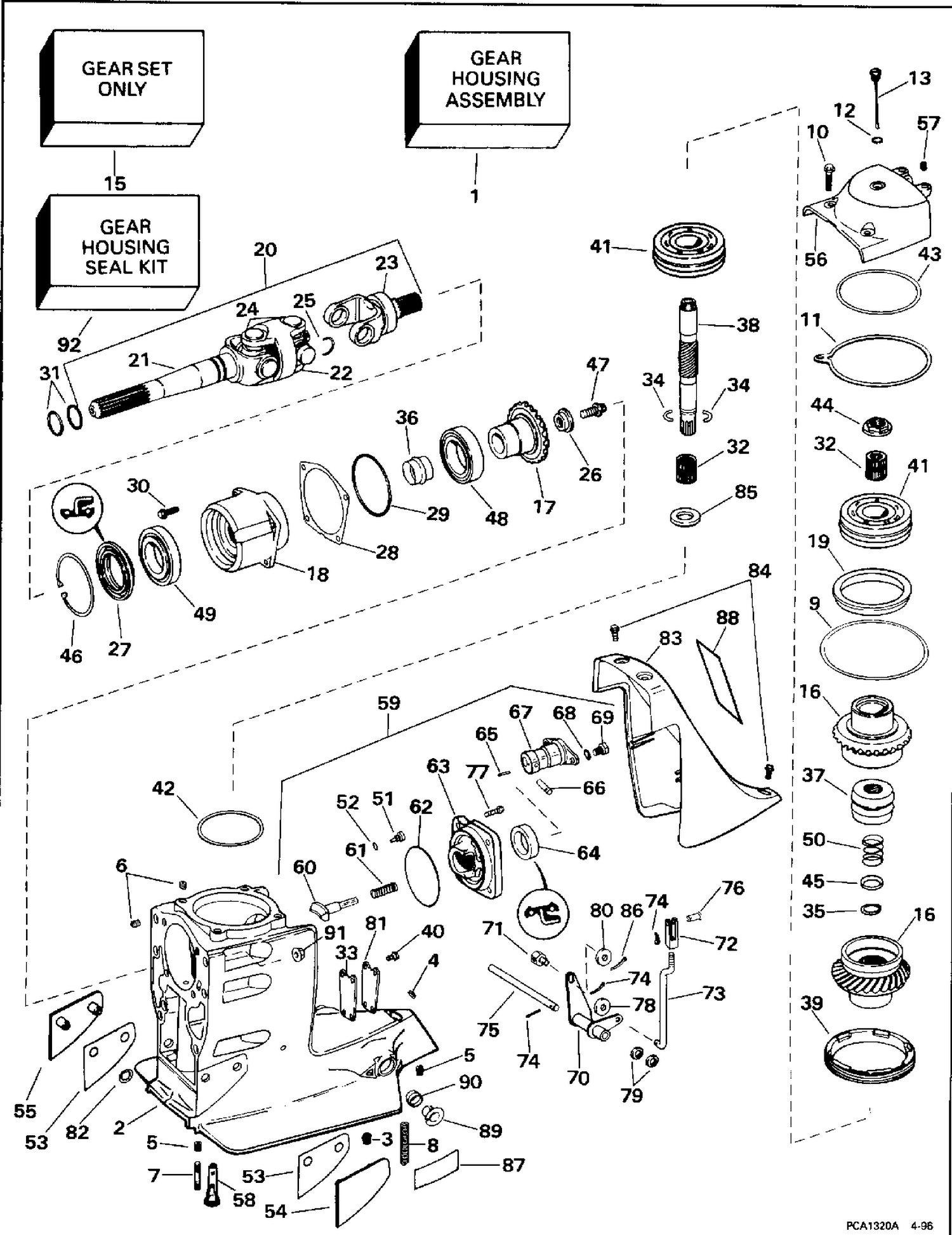 UPPER GEAR HOUSING
