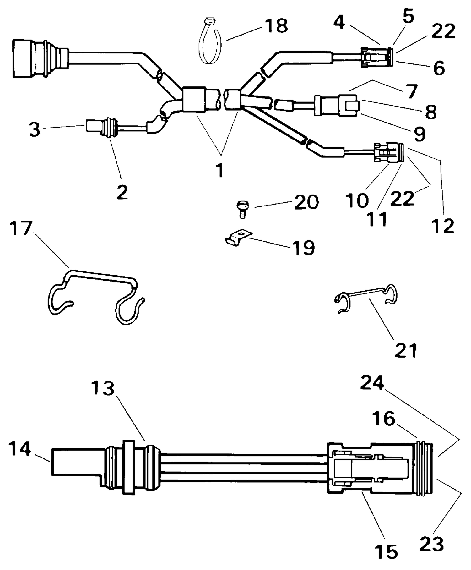 ENGINE CABLE ADAPTER KIT - 95 BOAT TO CURRENT ENGINE