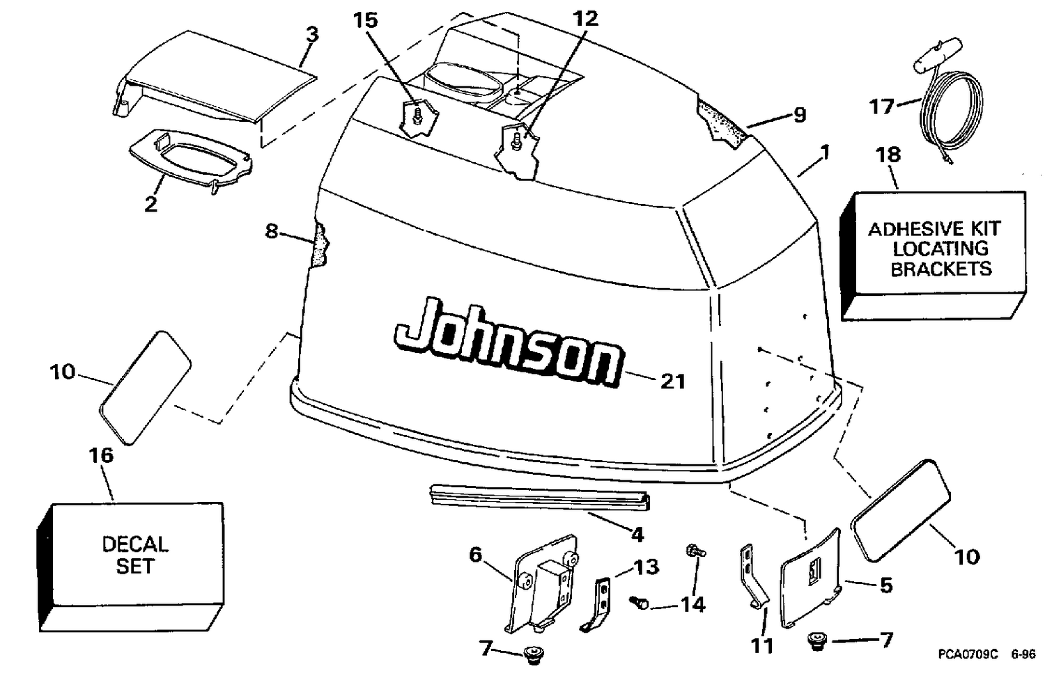 ENGINE COVER - JOHNSON