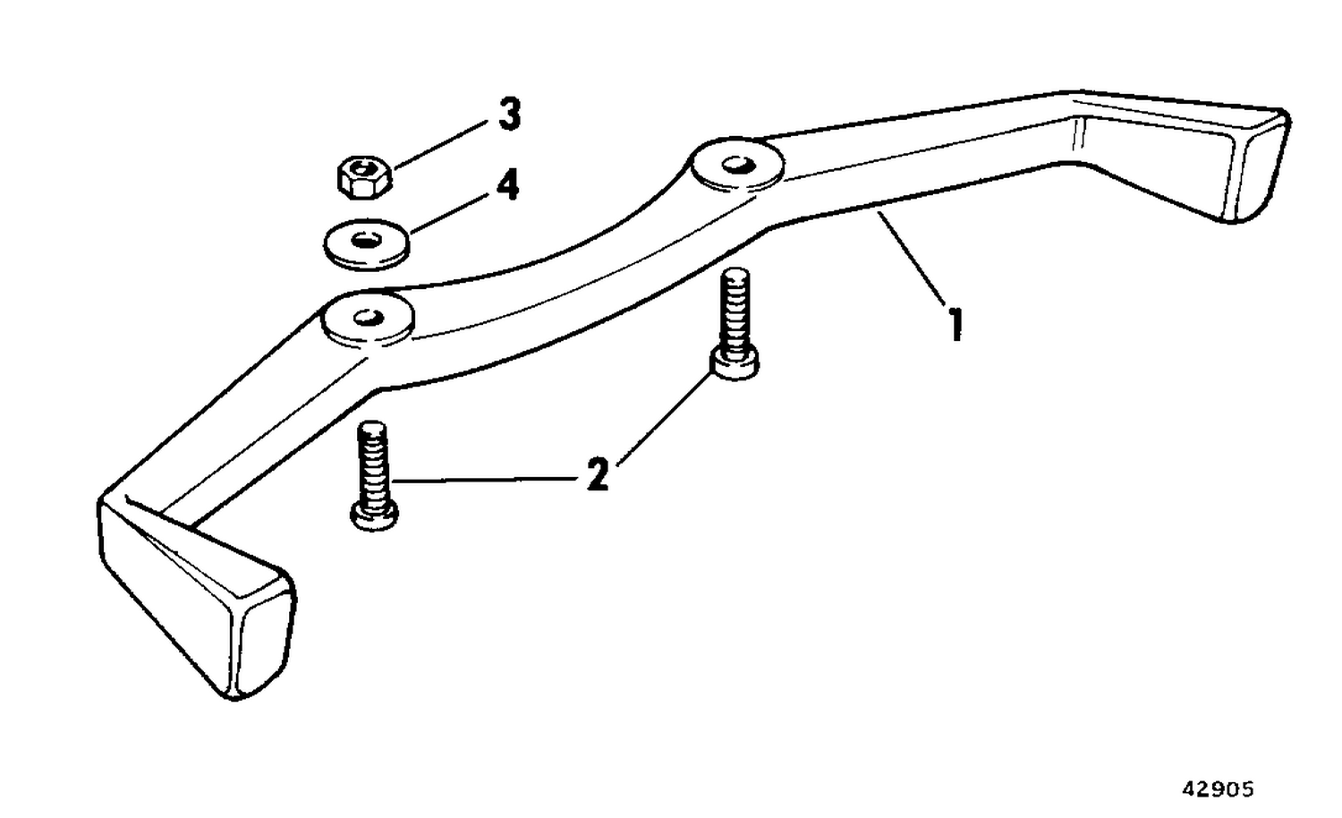 CARRYING HANDLE KIT 40 HP MODELS