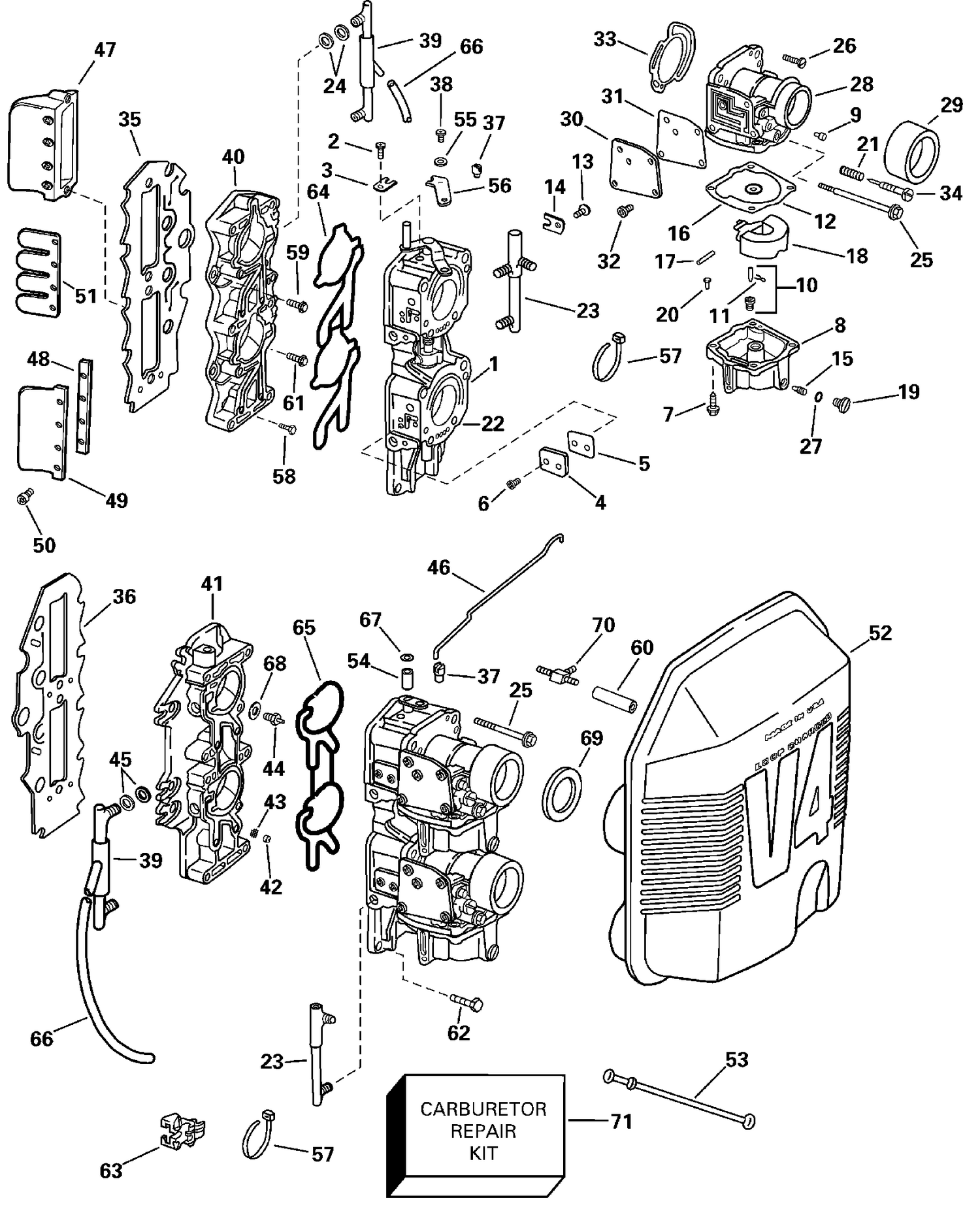 CARBURETOR & INTAKE MANIFOLD