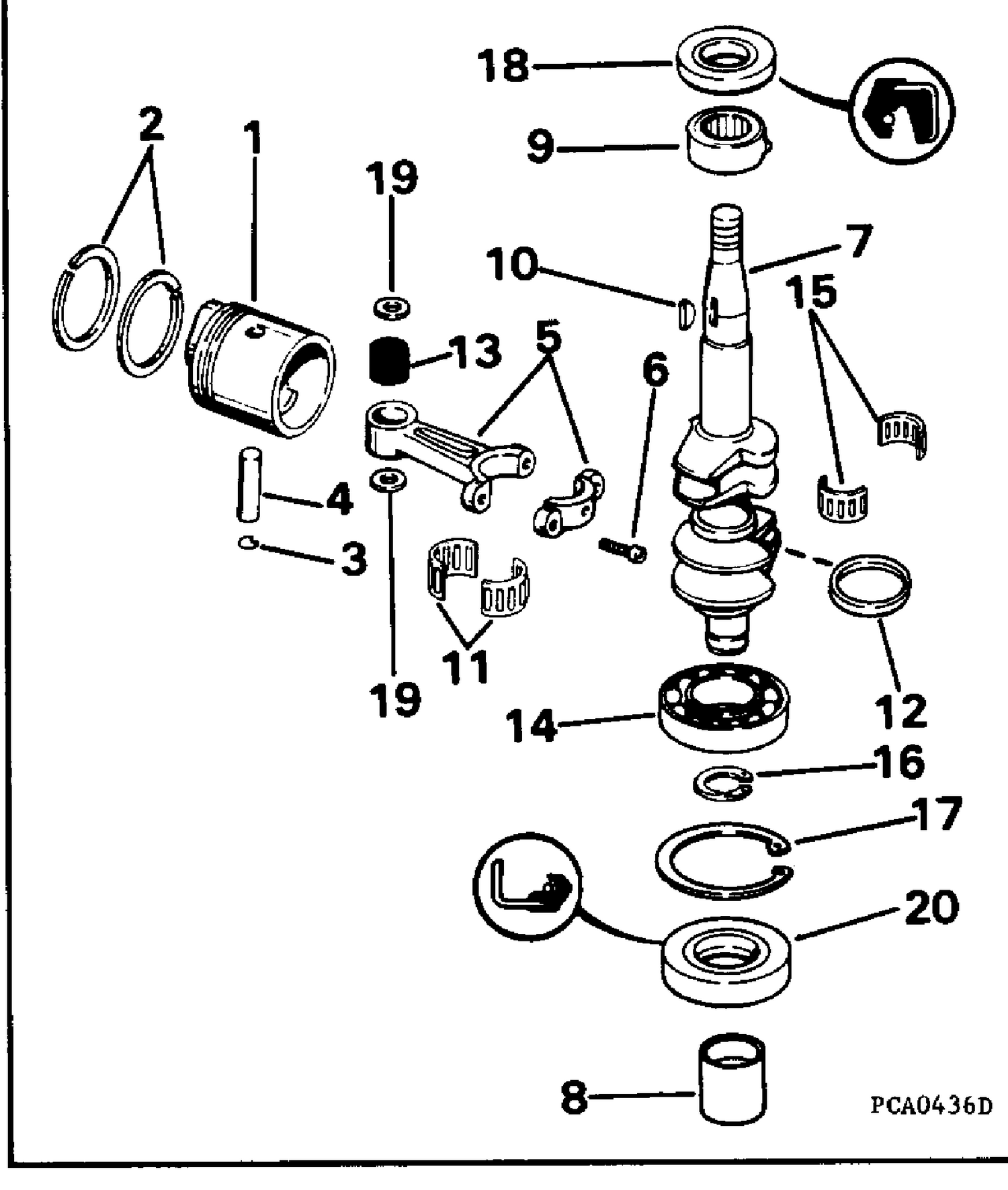 CRANKSHAFT & PISTON