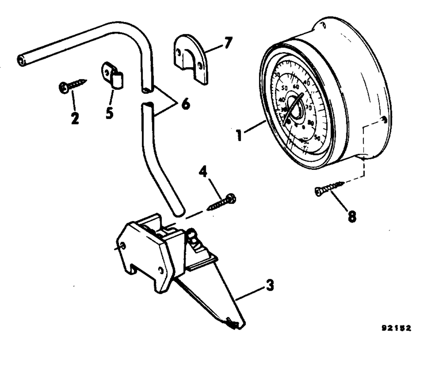 SPEEDOMETER KIT - SURFACE MOUNT