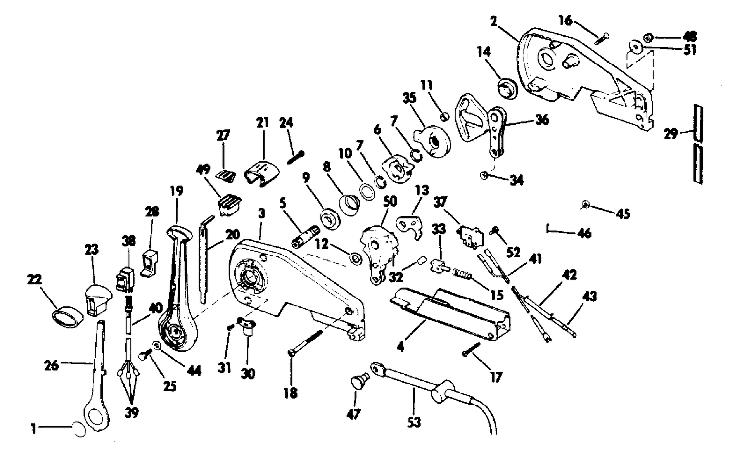 REMOTE CONTROL ASSEMBLY-SINGLE LEVER