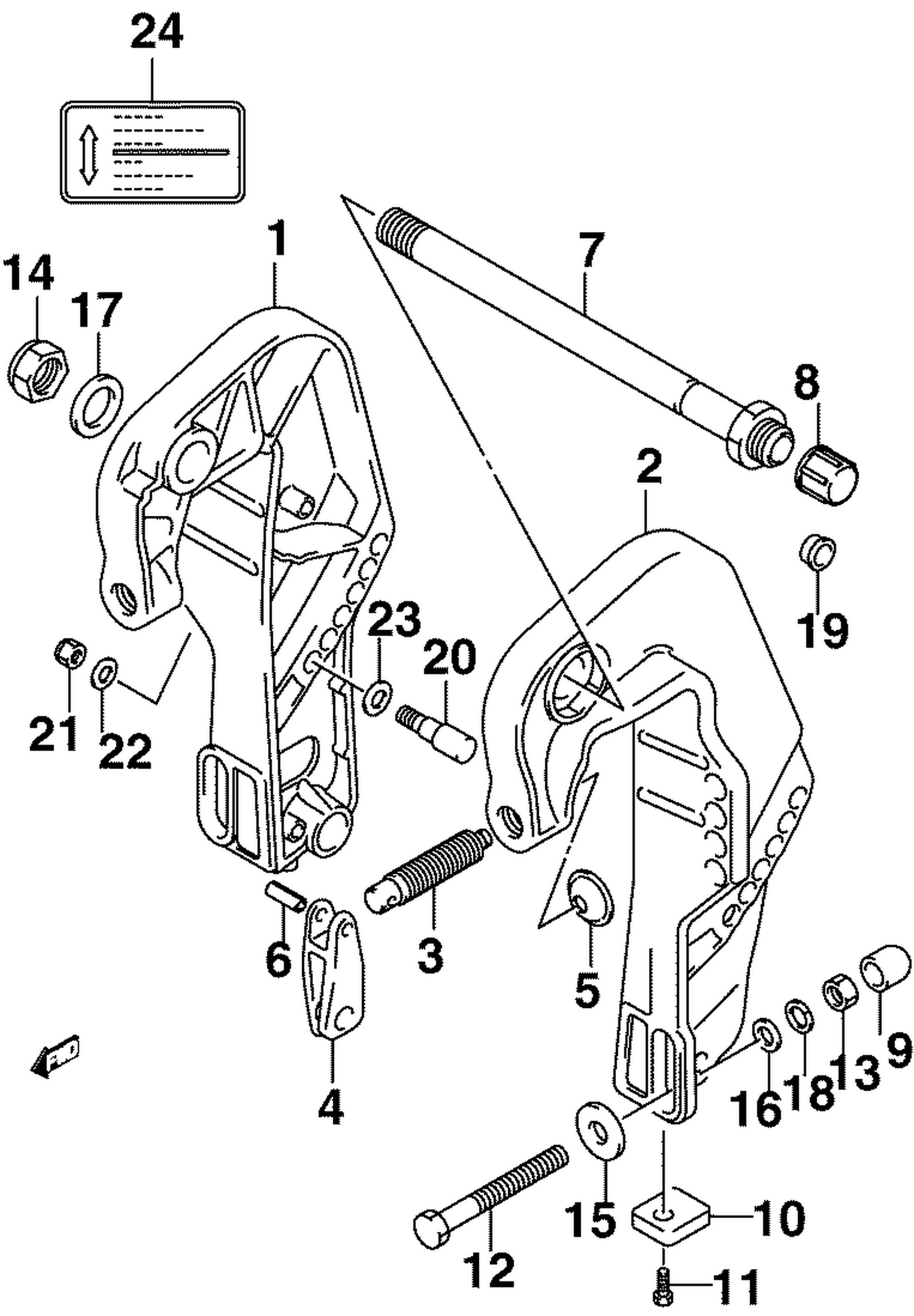 STERN BRACKET