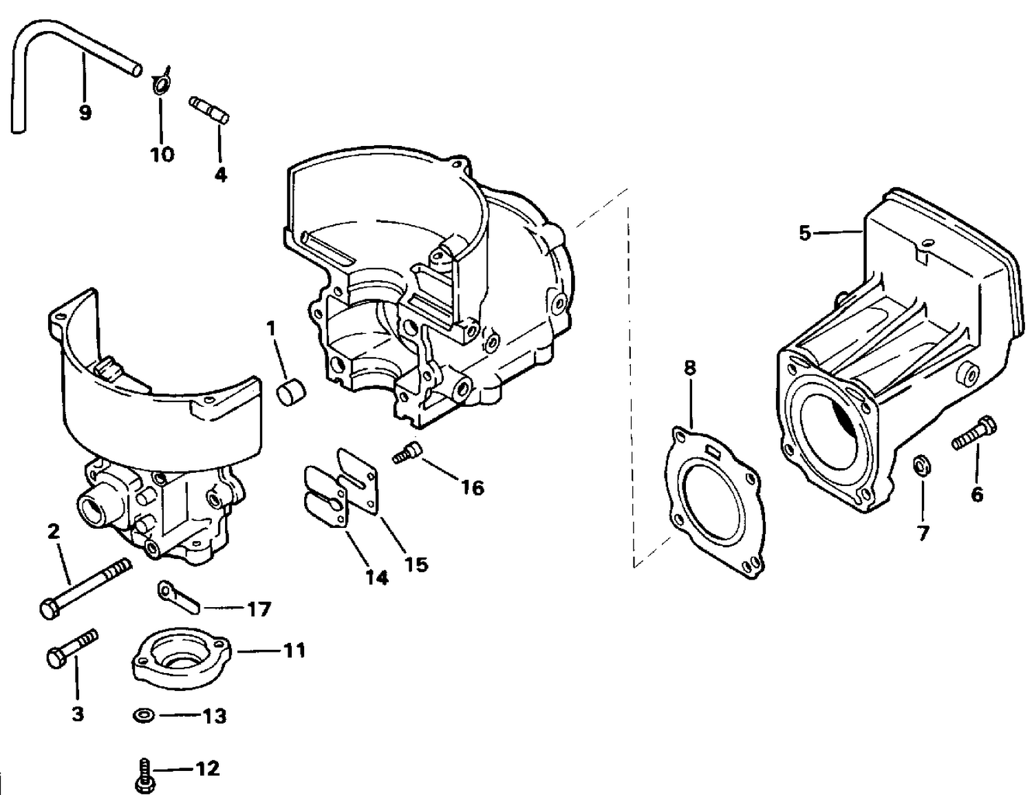 CYLINDER & CRANKCASE, REED VALVE
