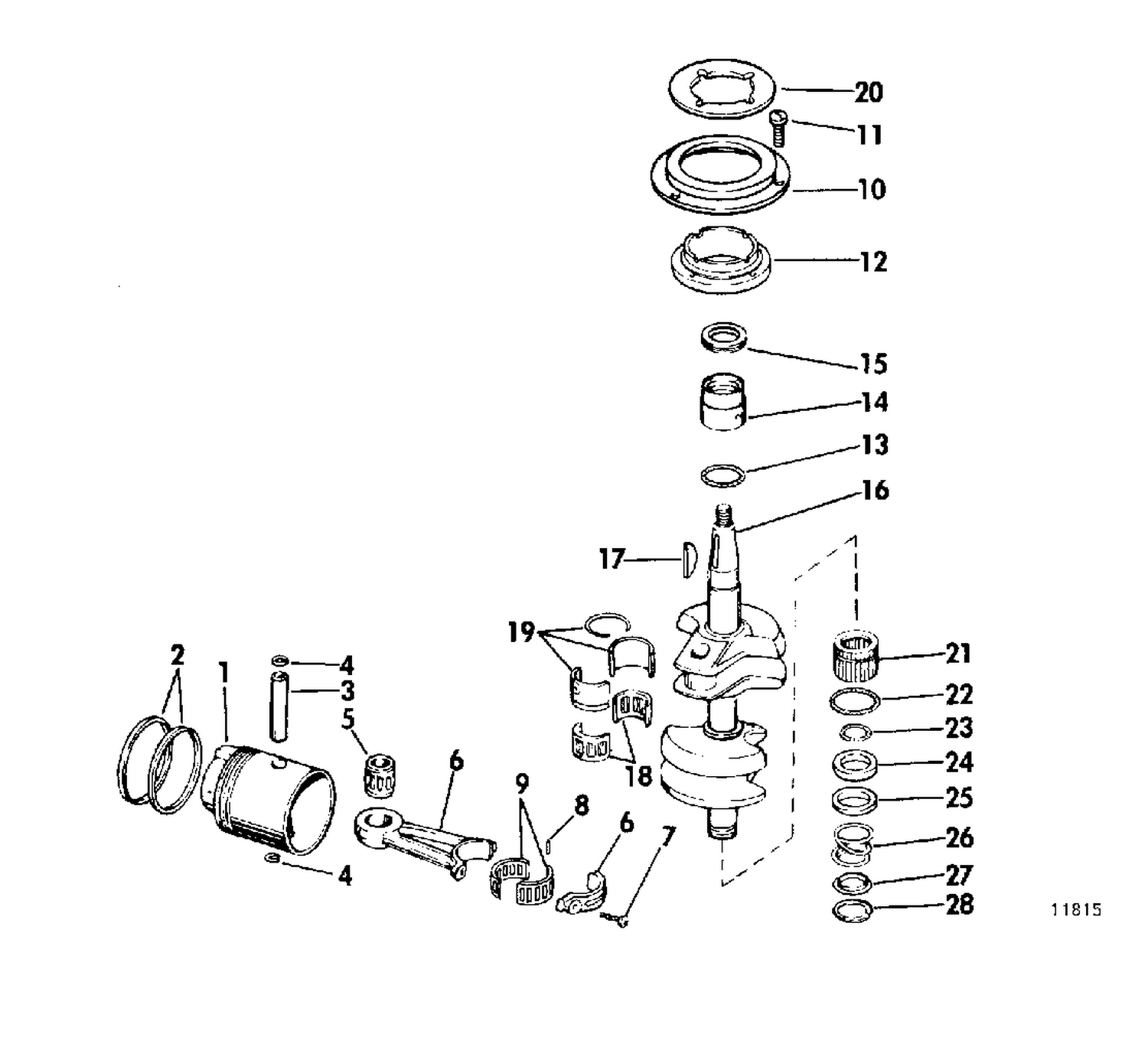 CRANKSHAFT & PISTON