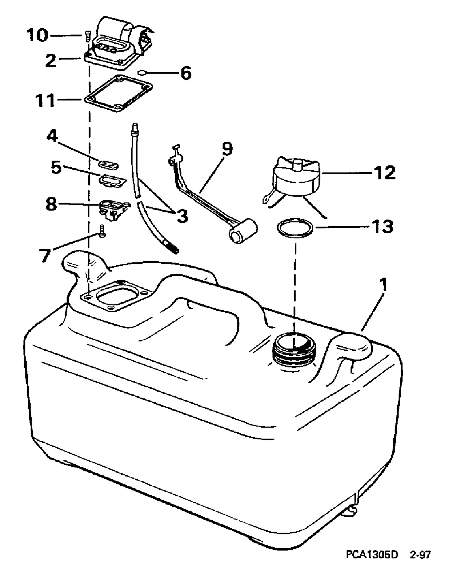 FUEL TANK -- 6 GALLON