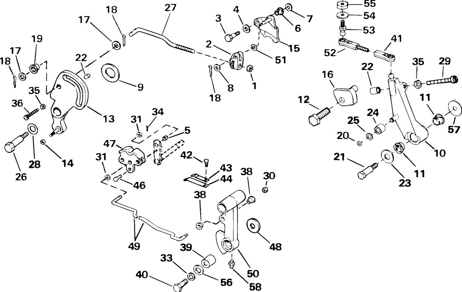 SHIFT & THROTTLE LINKAGE