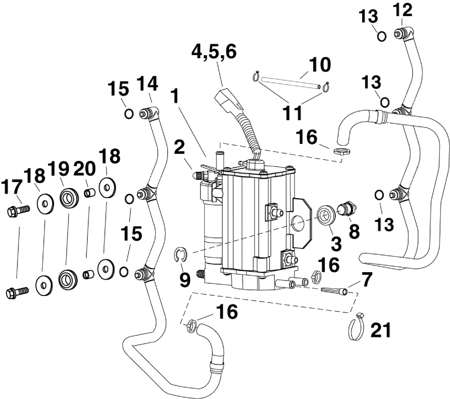 FUEL PUMP & VAPOR SEPARATOR