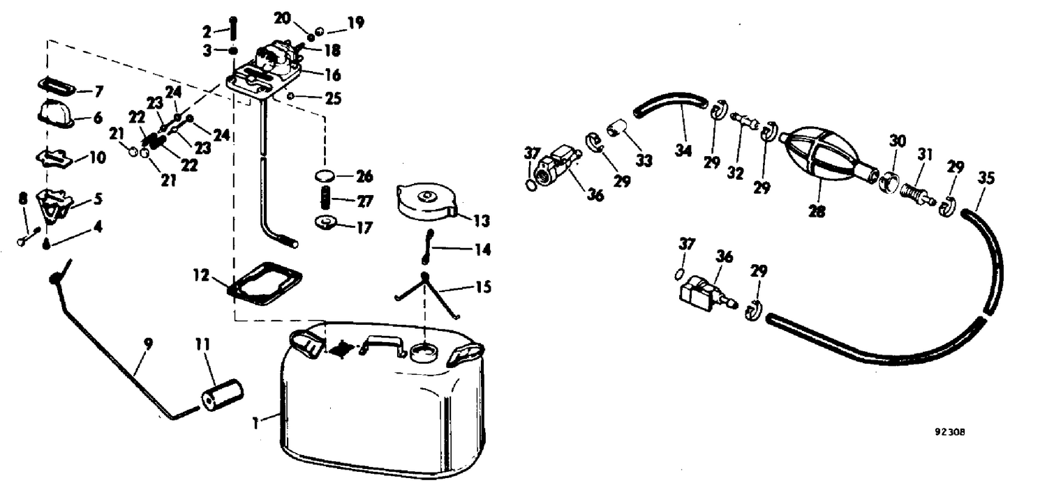 FUEL TANK WITH GAUGE