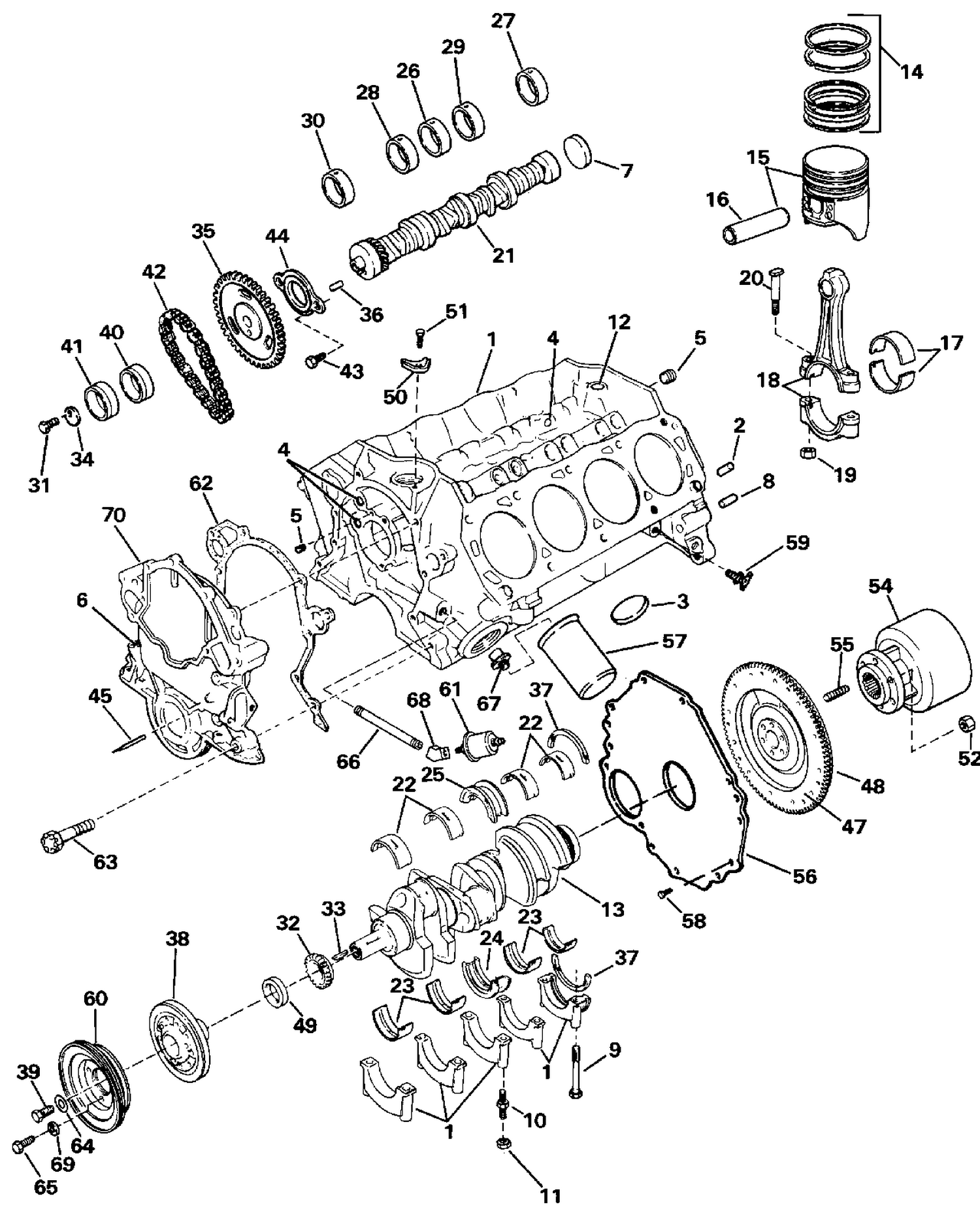 CRANKCASE - 5.0 LITRE
