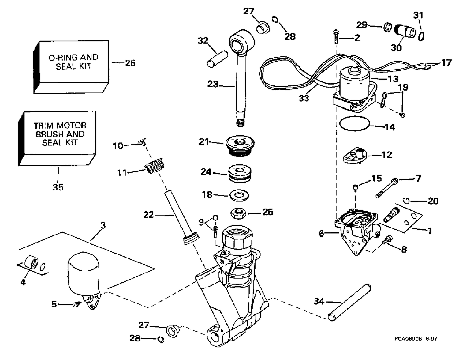 POWER TRIM/TILT HYDRAULIC ASSEMBLY