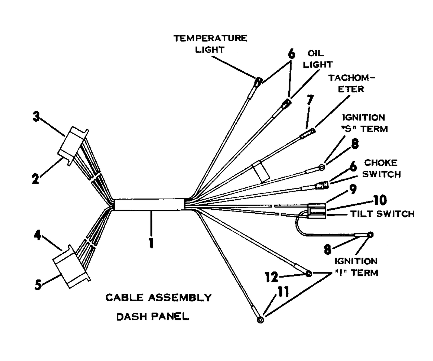 CABLE ASSEMBLY - DASH PANEL