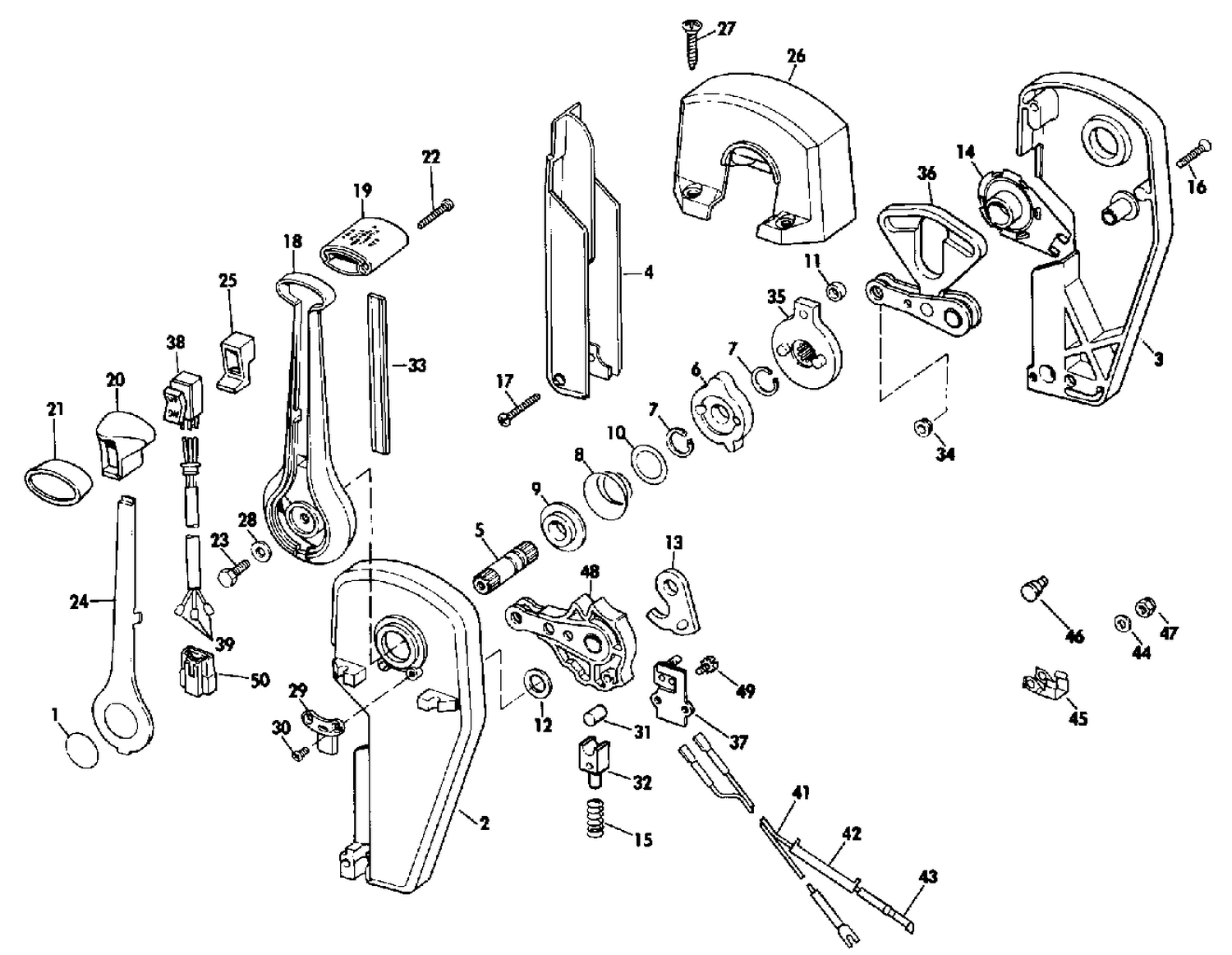 REMOTE CONTROL ASSEMBLY - BINNACLE MOUNT