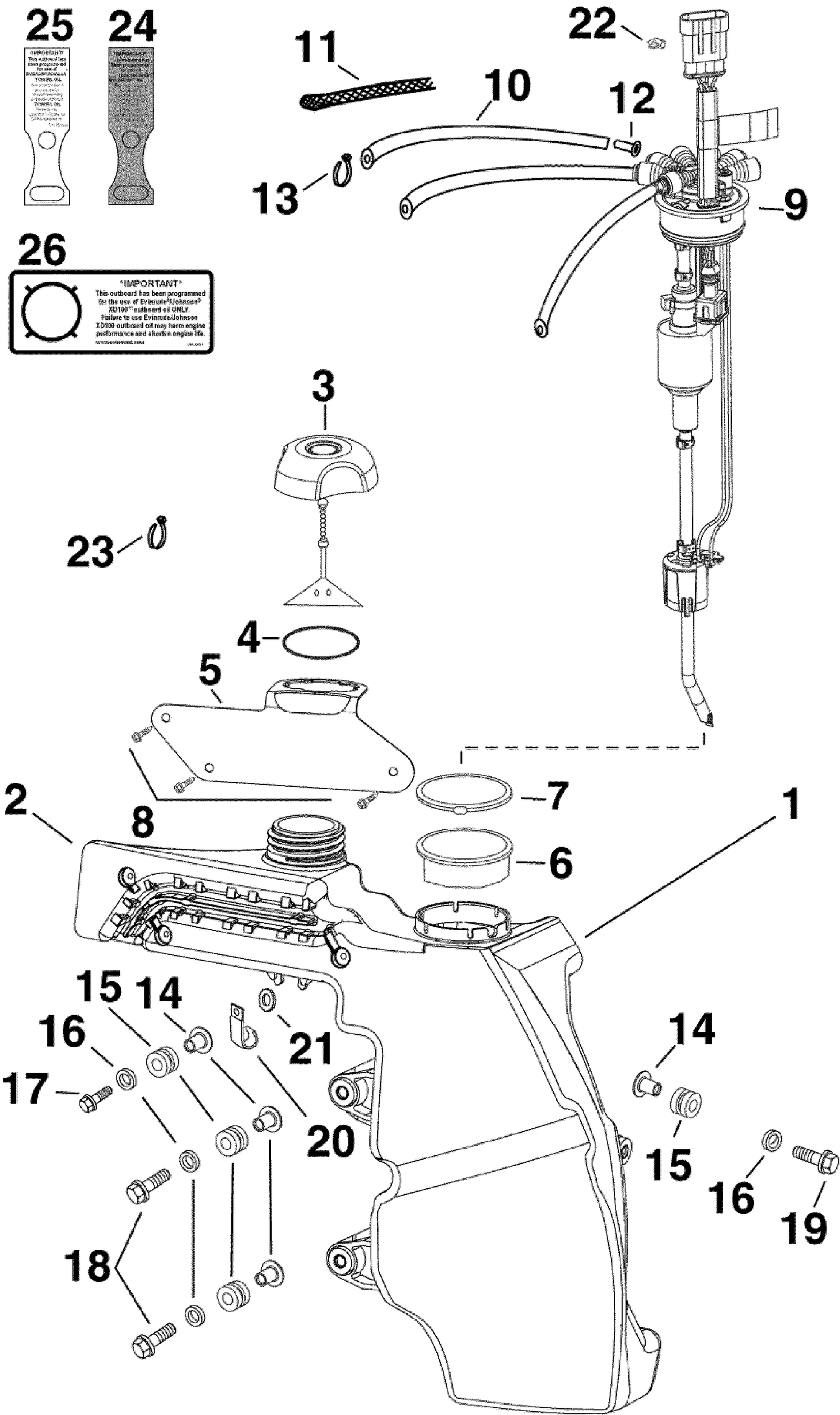 OIL TANK & PUMP