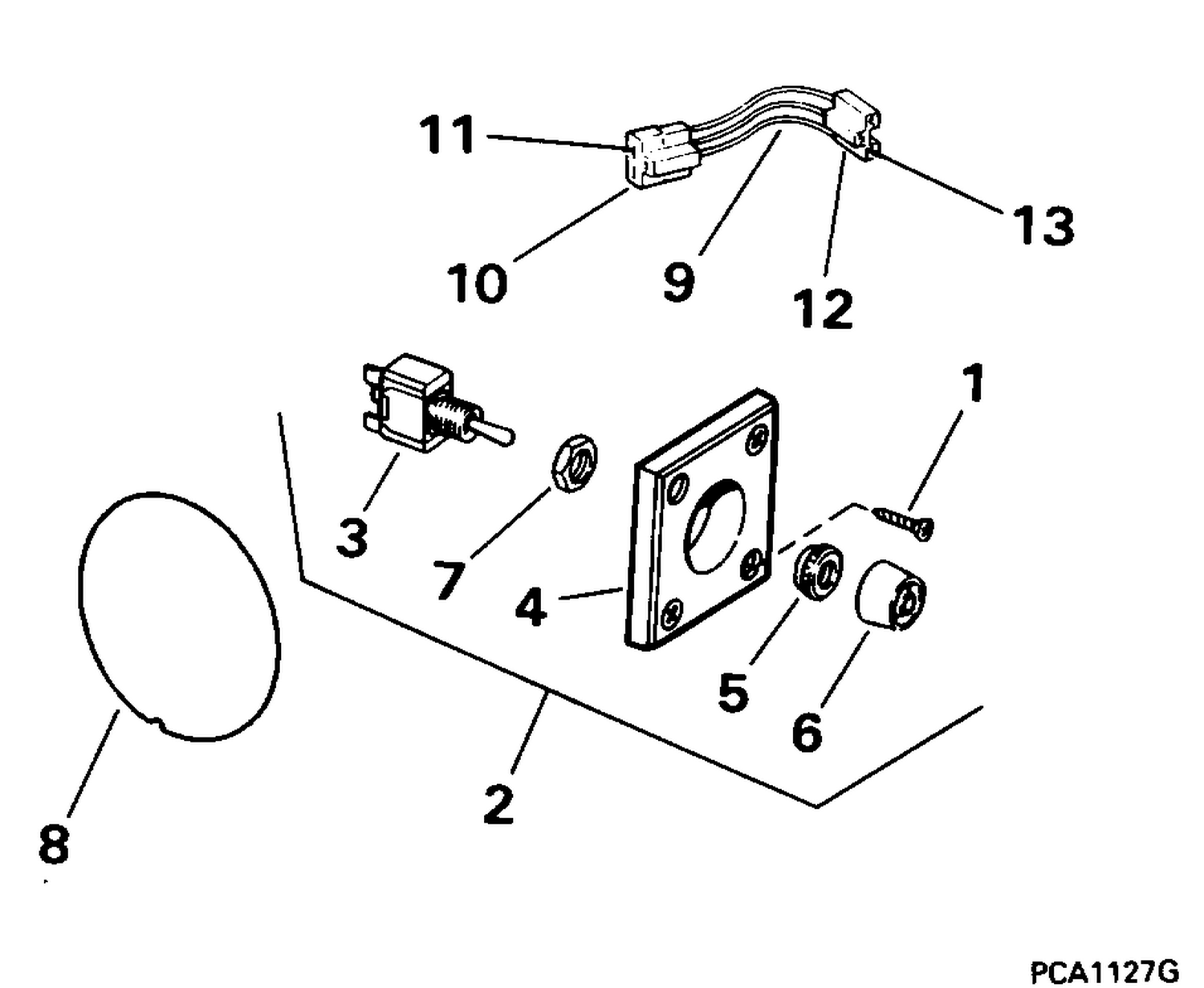 TRIM/TILT SWITCH CONVERSION KIT P/N 174752