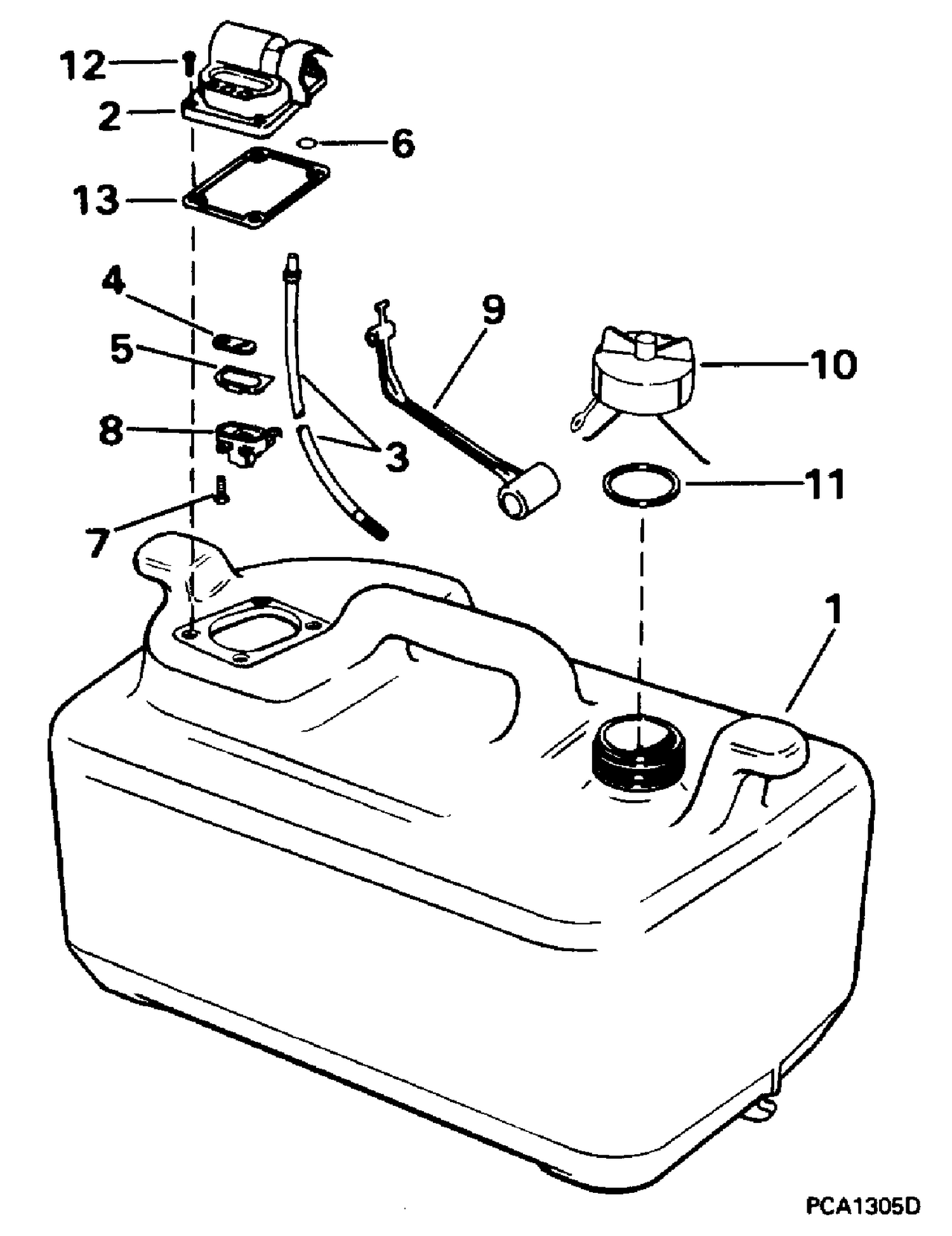 FUEL TANK - 6 GALLON