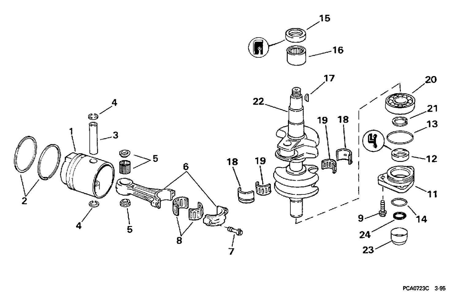 CRANKSHAFT & PISTON