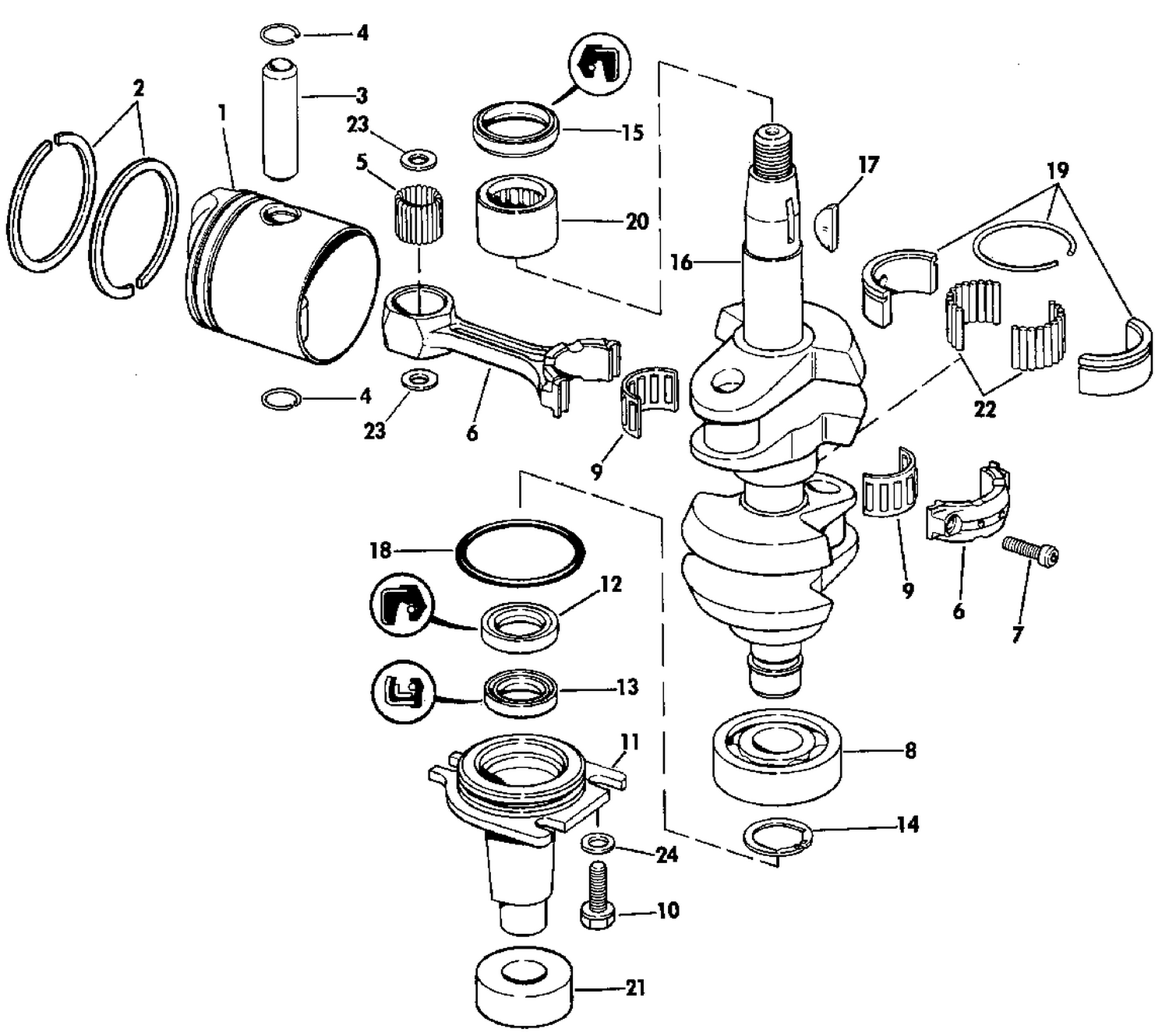 CRANKSHAFT & PISTON