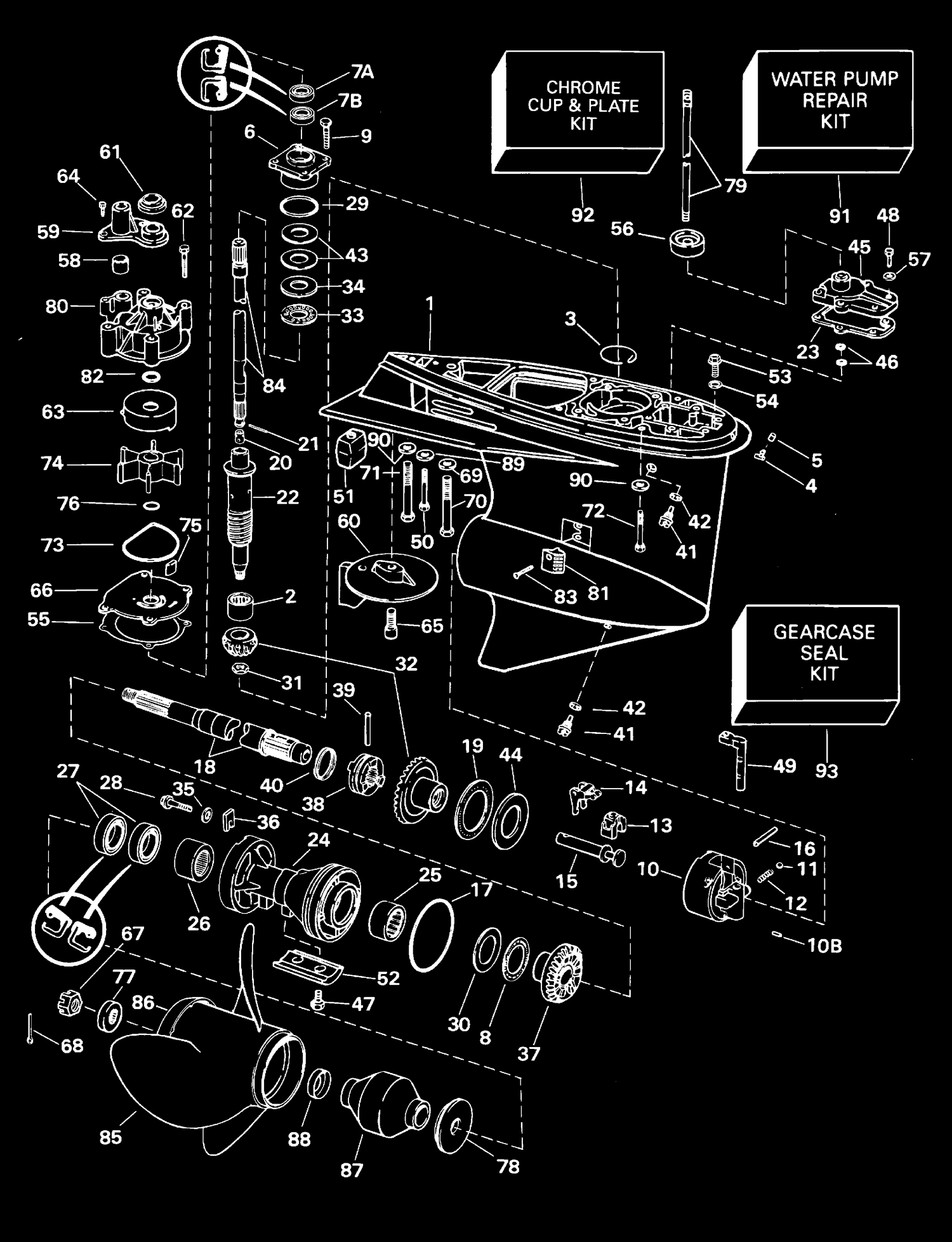 GEARCASE - FPL - FSL - FL - FVL - FSS MODELS
