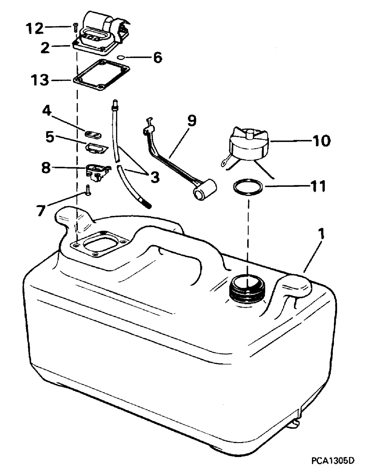 FUEL TANK - 6 GALLON