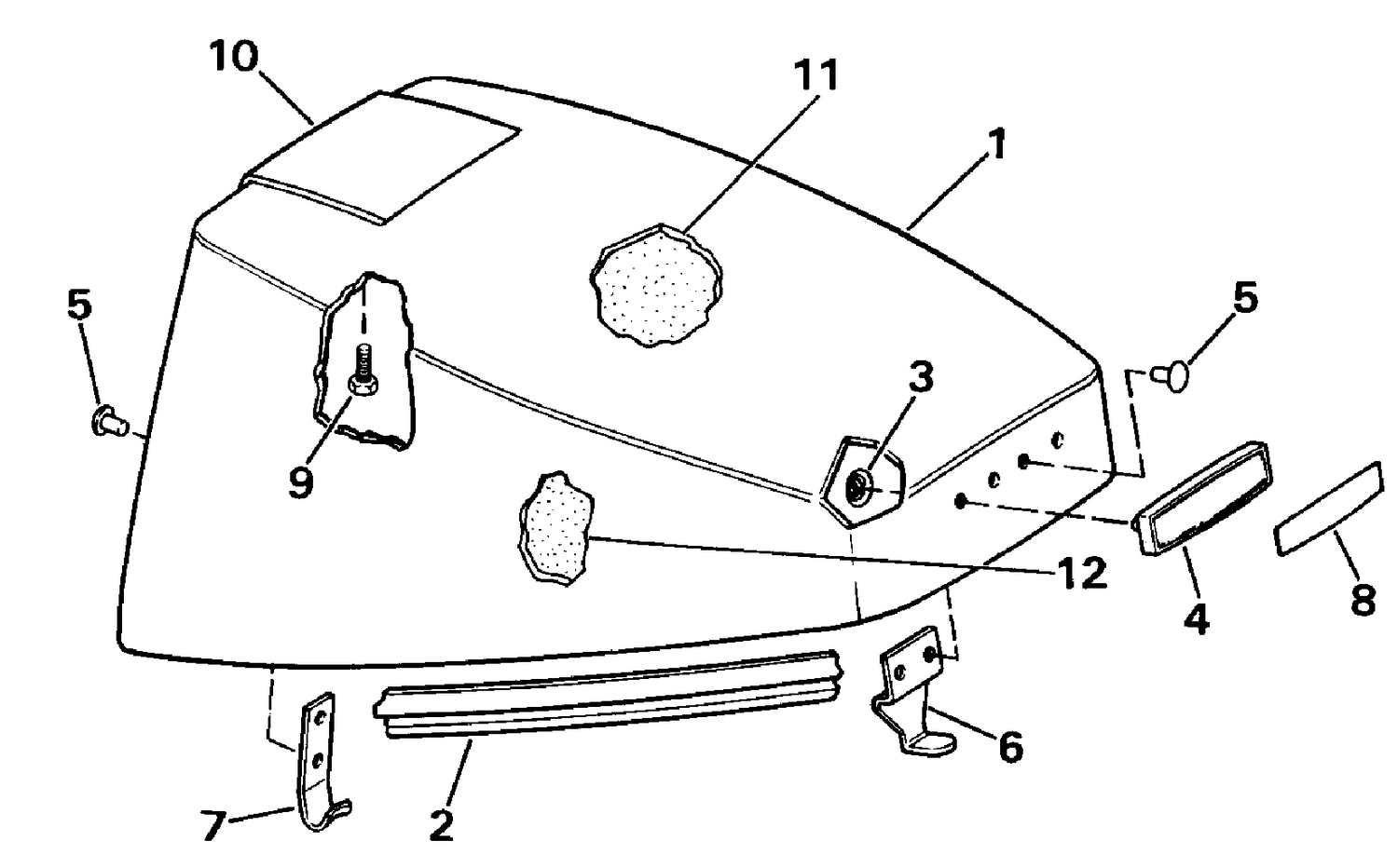 ENGINE COVER - JOHNSON