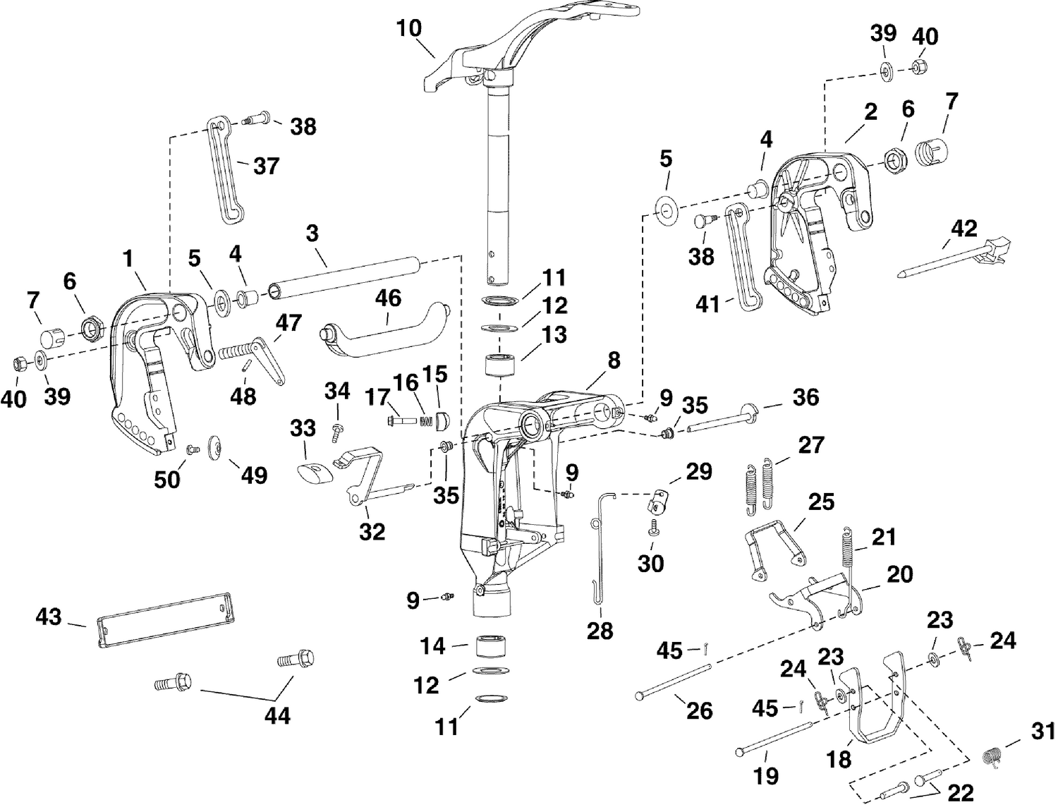 SWIVEL BRACKET - Manual Tilt