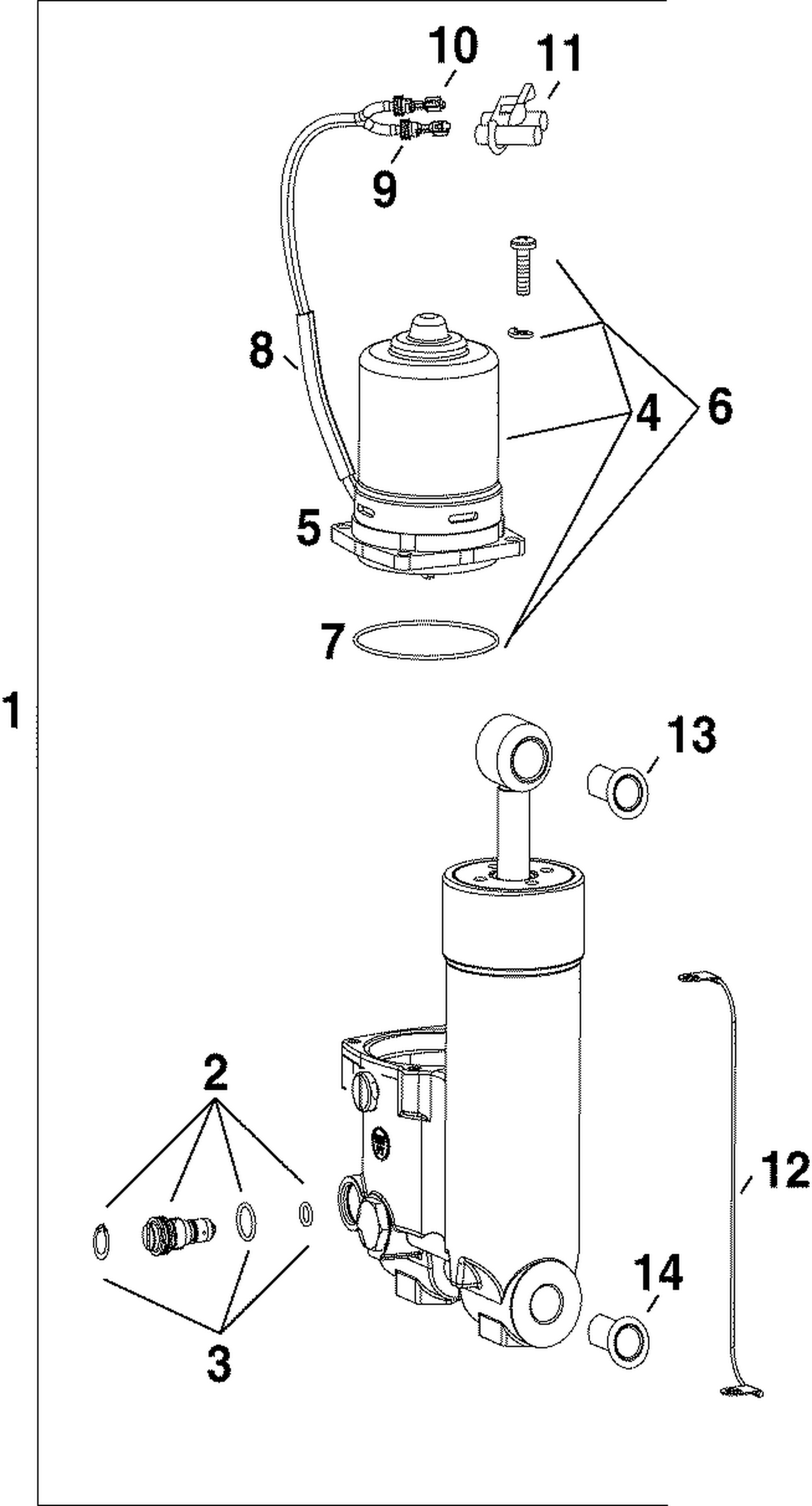 TRIM & TILT HYDRAULIC ASSEMBLY