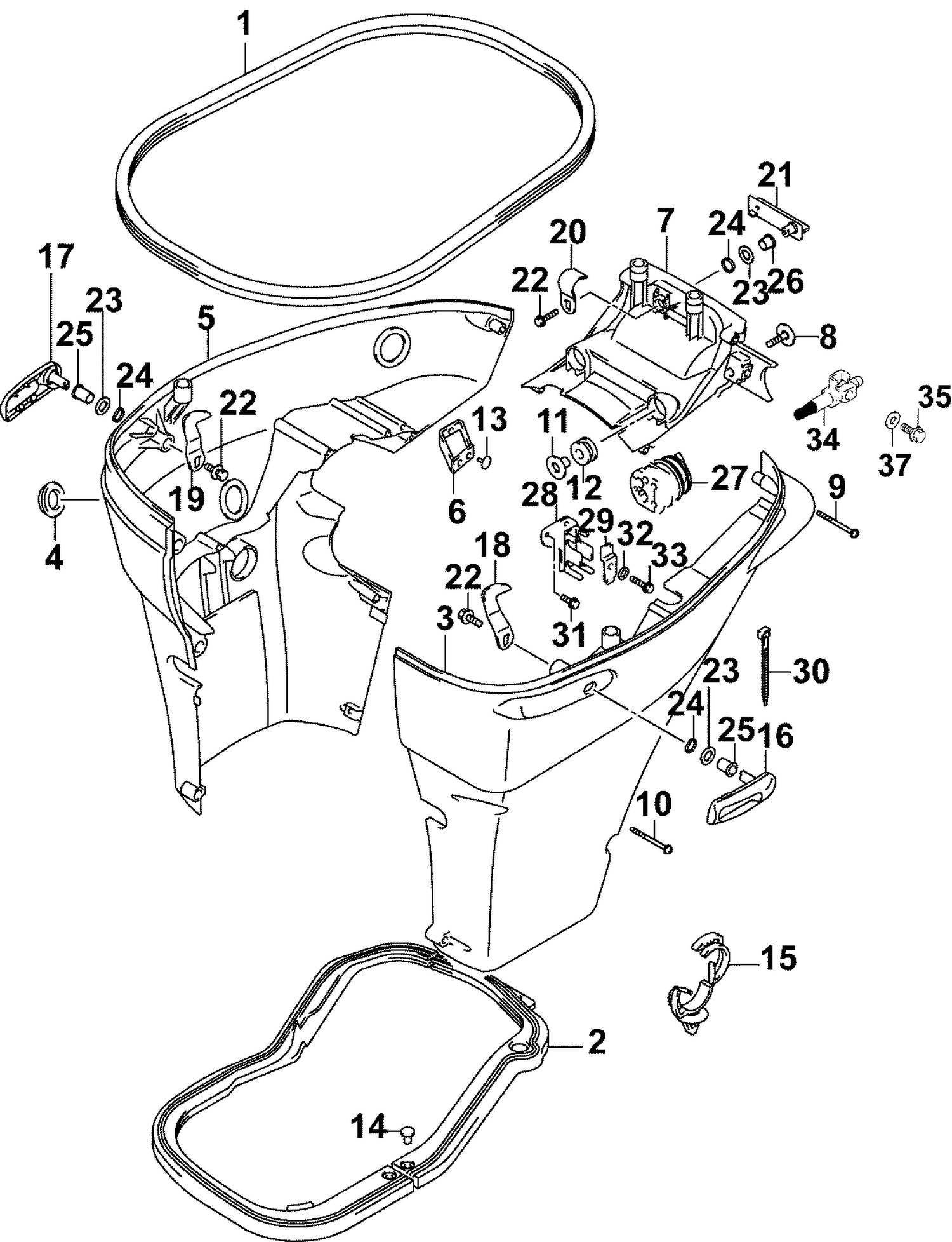 LOWER ENGINE COVER