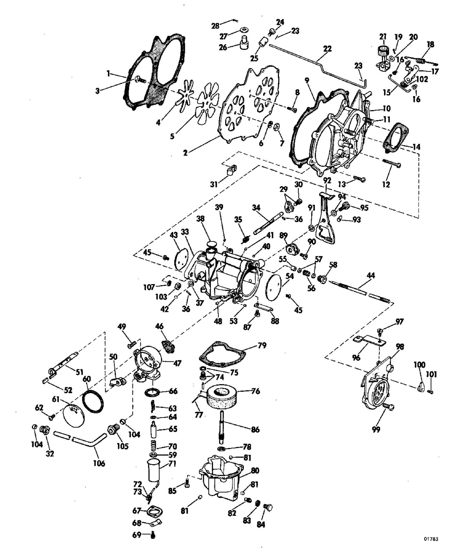 CARBURETOR GROUP ELECTRIC SHIFT