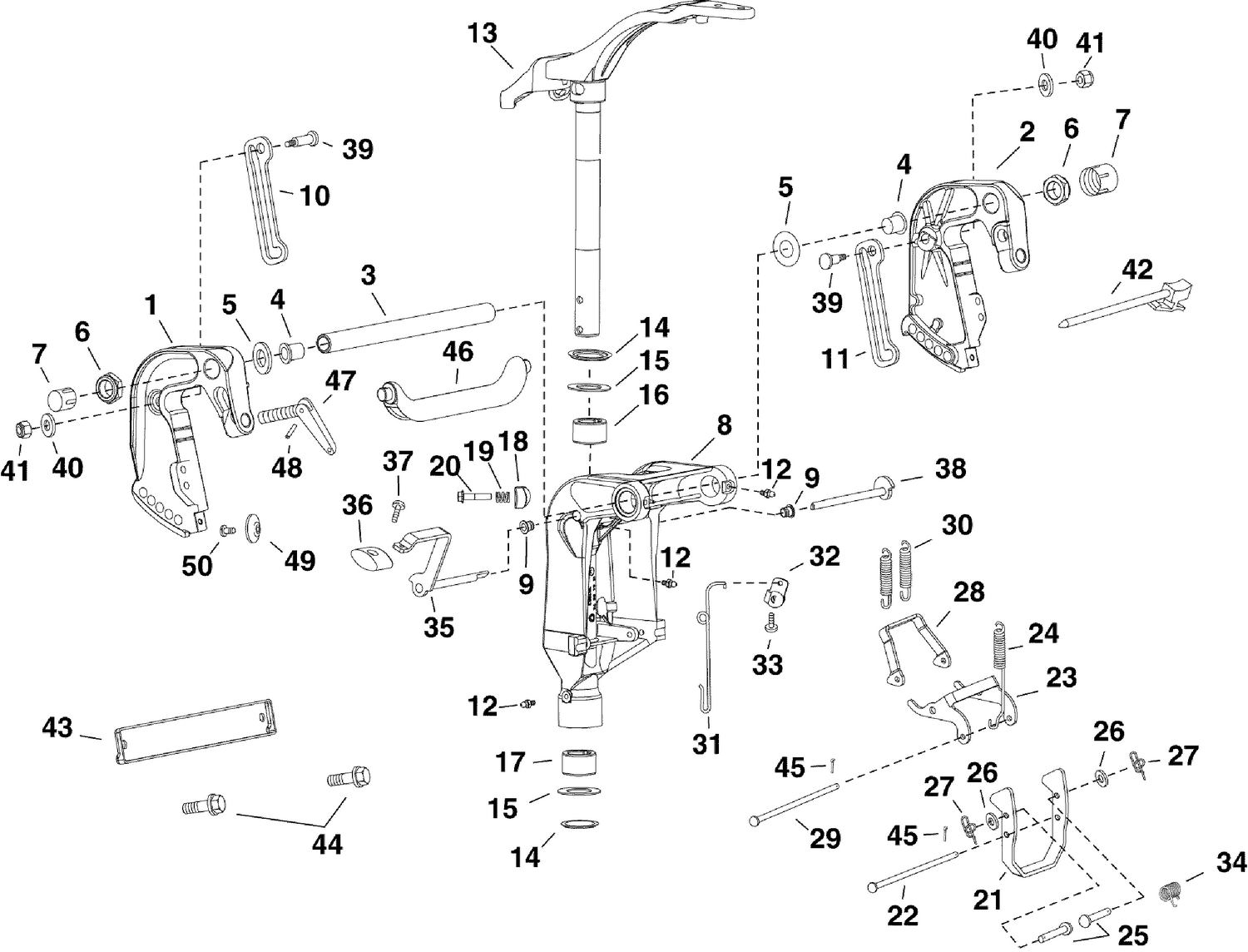 SWIVEL BRACKET - Manual Tilt