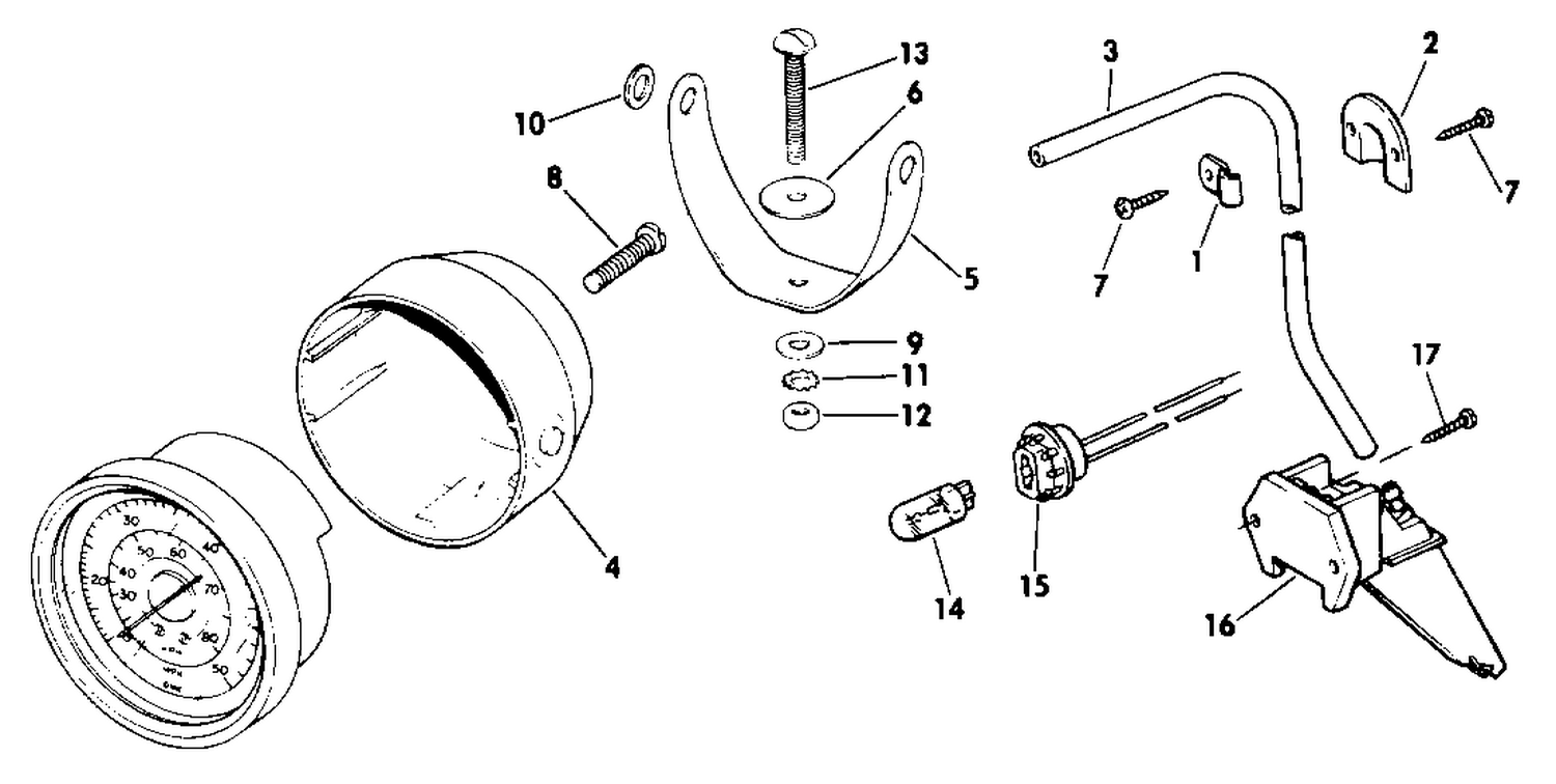 SPEEDOMETER KIT - POD MOUNT