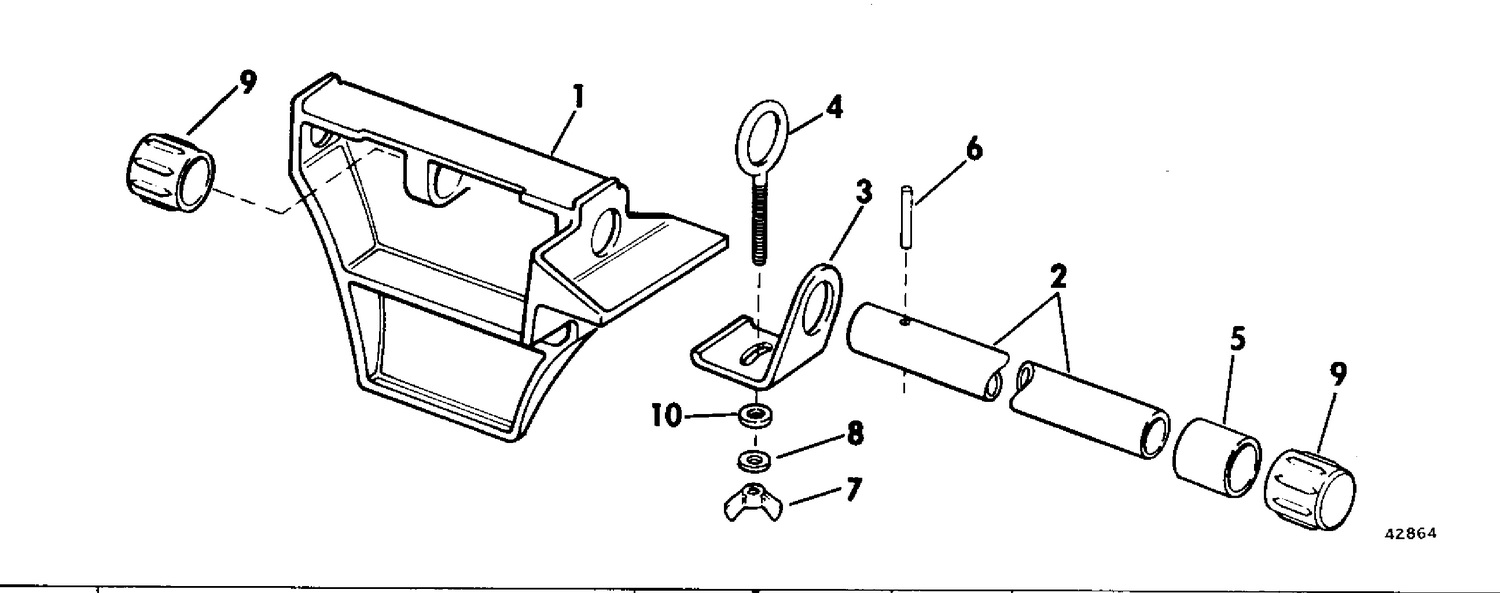 CANOE MOTOR BRACKET KIT