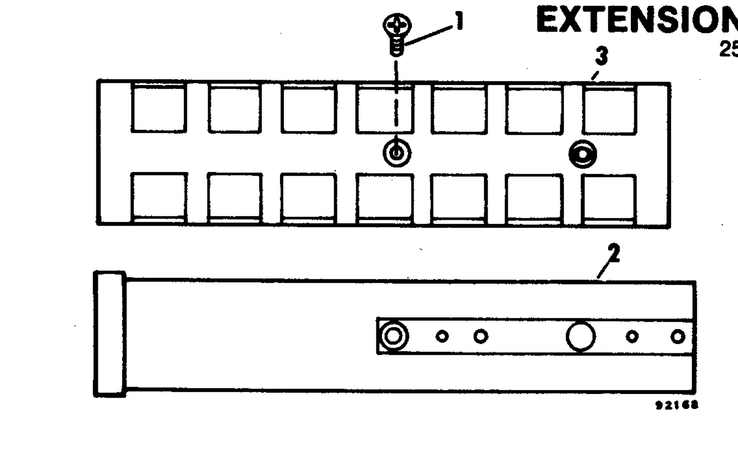 EXTENSION HANDLE KIT 25-35