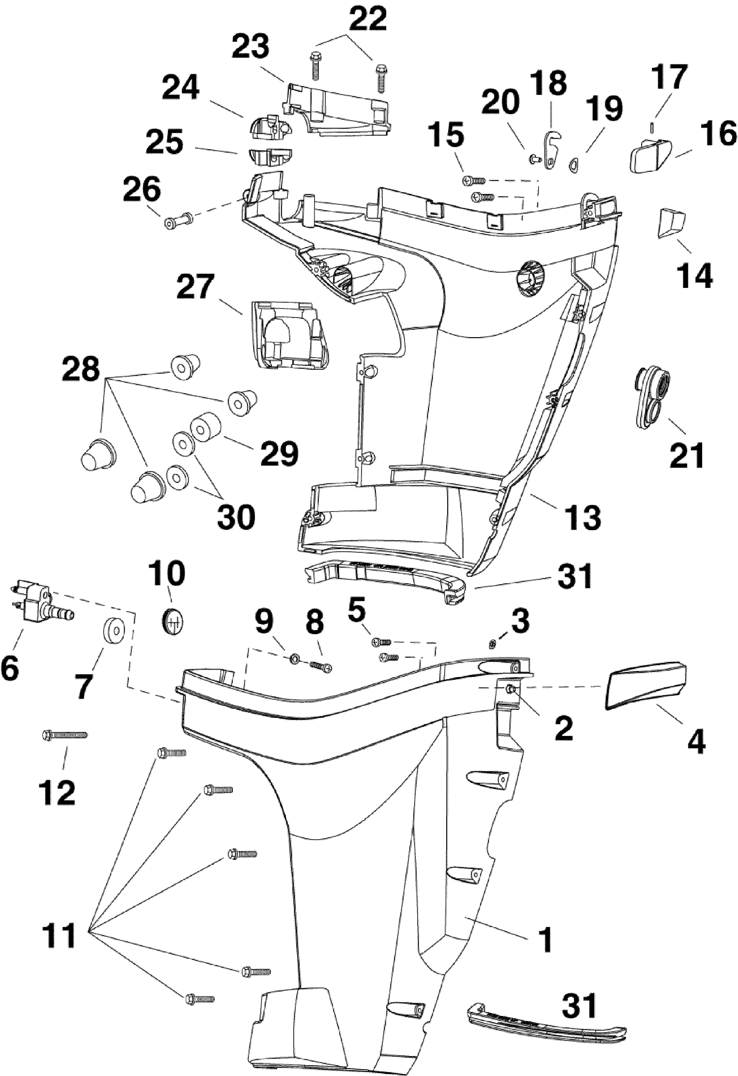 LOWER ENGINE COVER