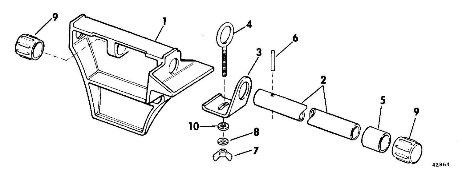 CANOE MOTOR BRACKET KIT
