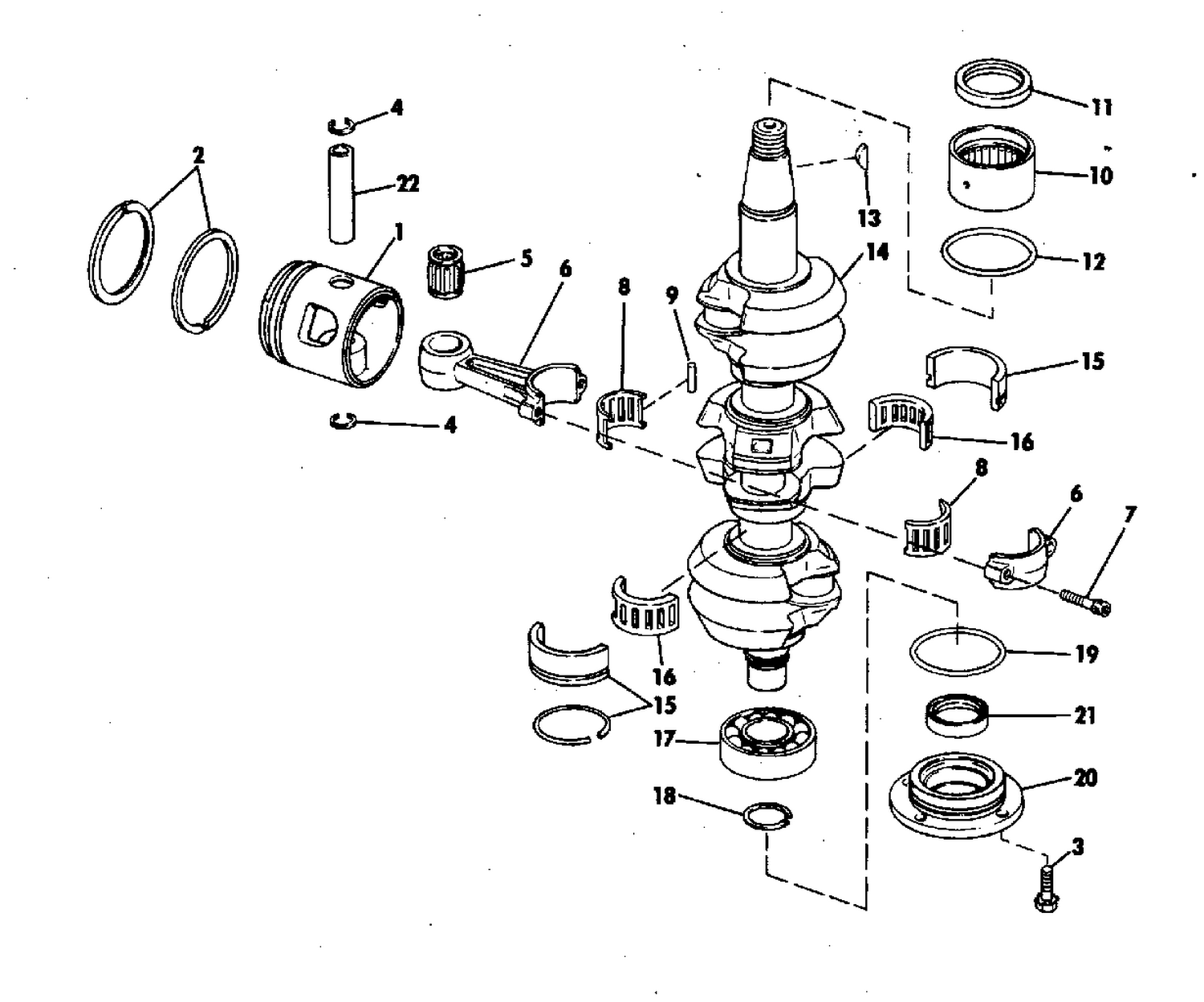 CRANKSHAFT & PISTON