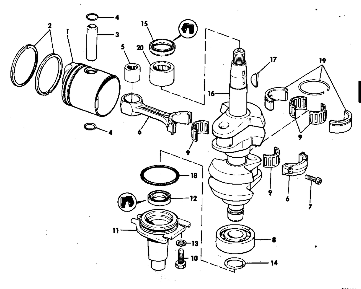 CRANKSHAFT & PISTON