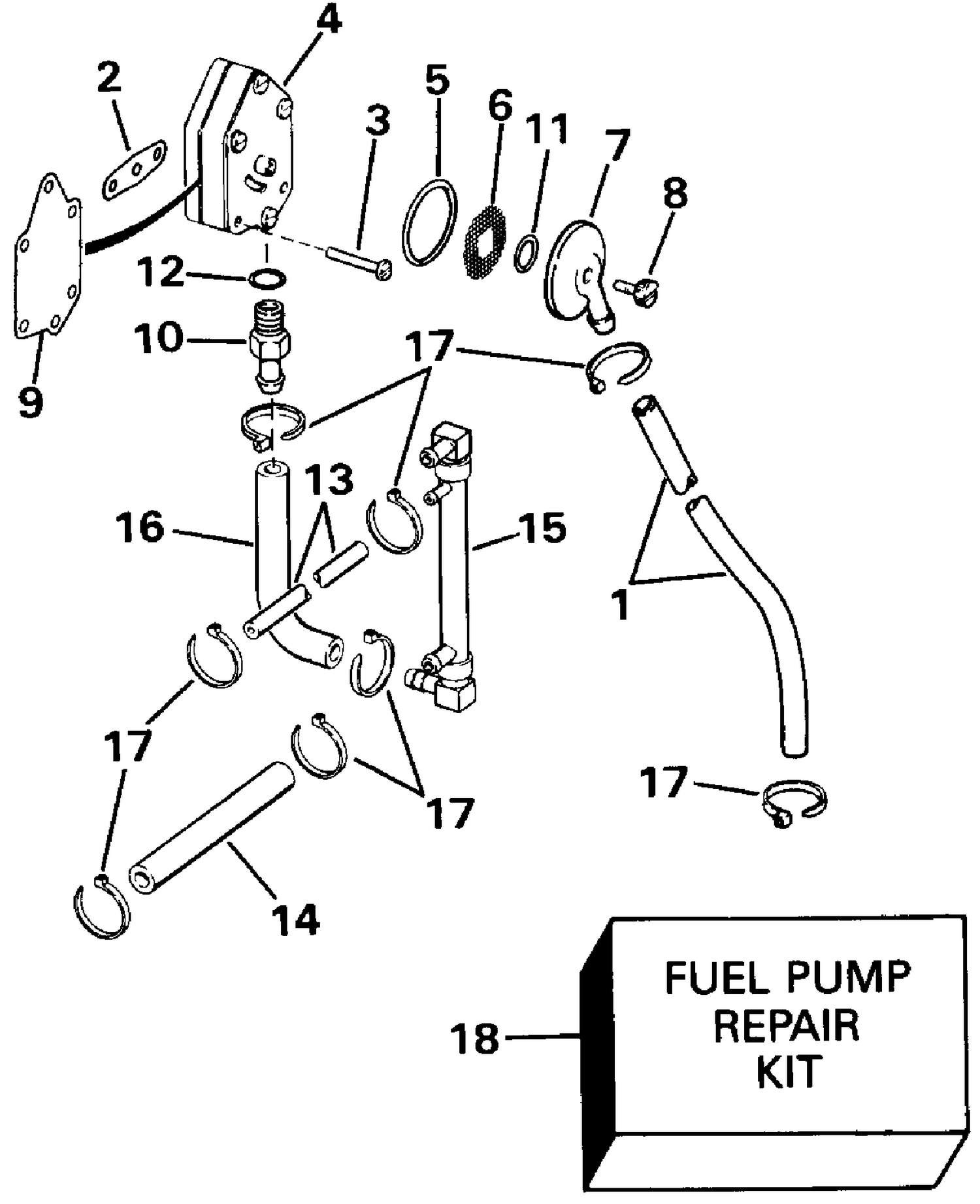 FUEL PUMP - 88 MODELS LATE PRODUCTION