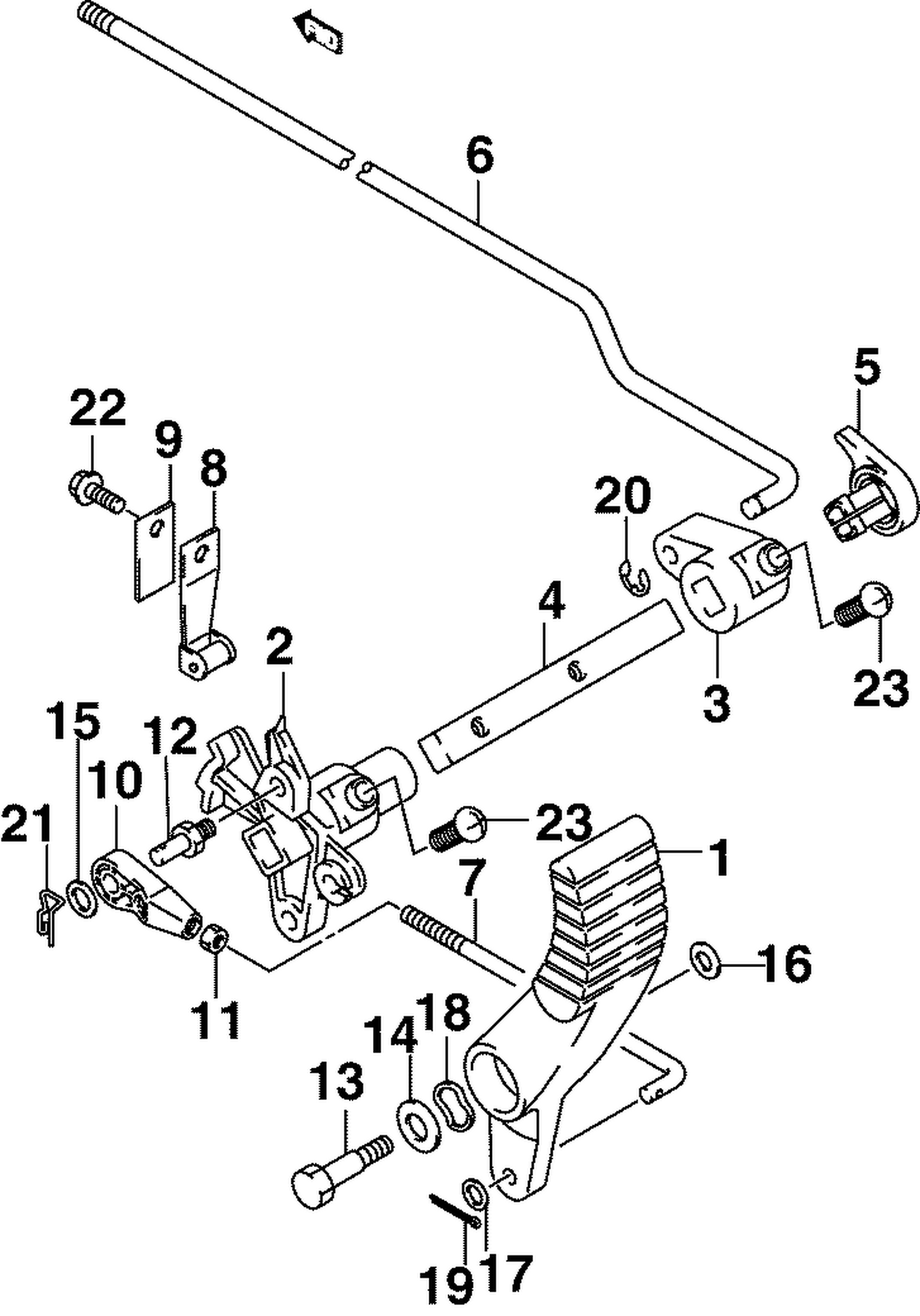 SHIFT LINKAGE (TEL MODELS)