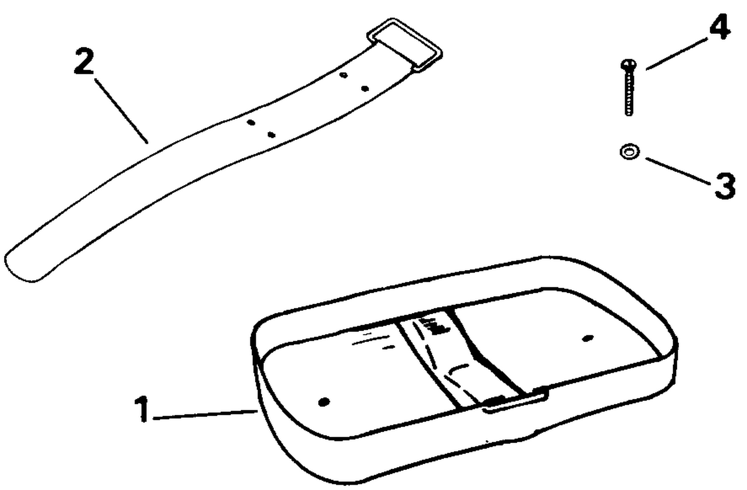 TRAY - FUEL TANK TRAY