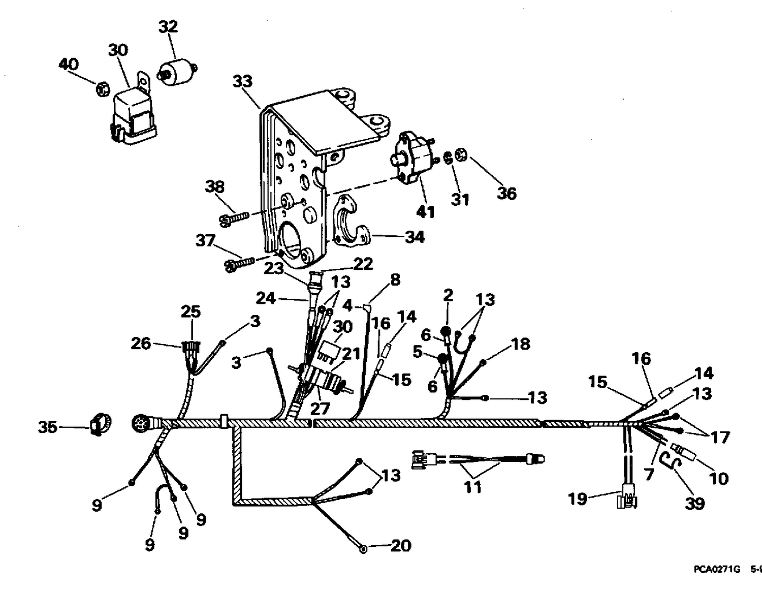 ENGINE WIRE HARNESS & SHIFT MODULE