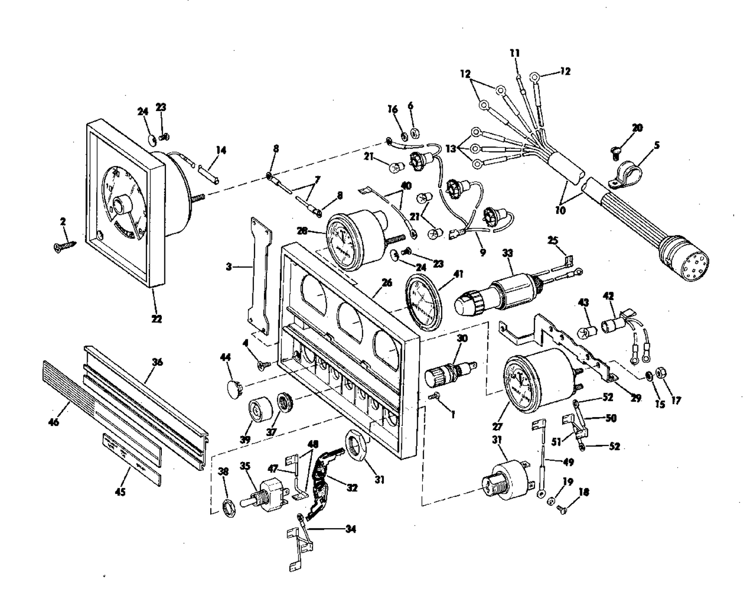 INSTRUMENT AND PANEL ASSEMBLY OPTIONAL ITEM - ALL MODELS