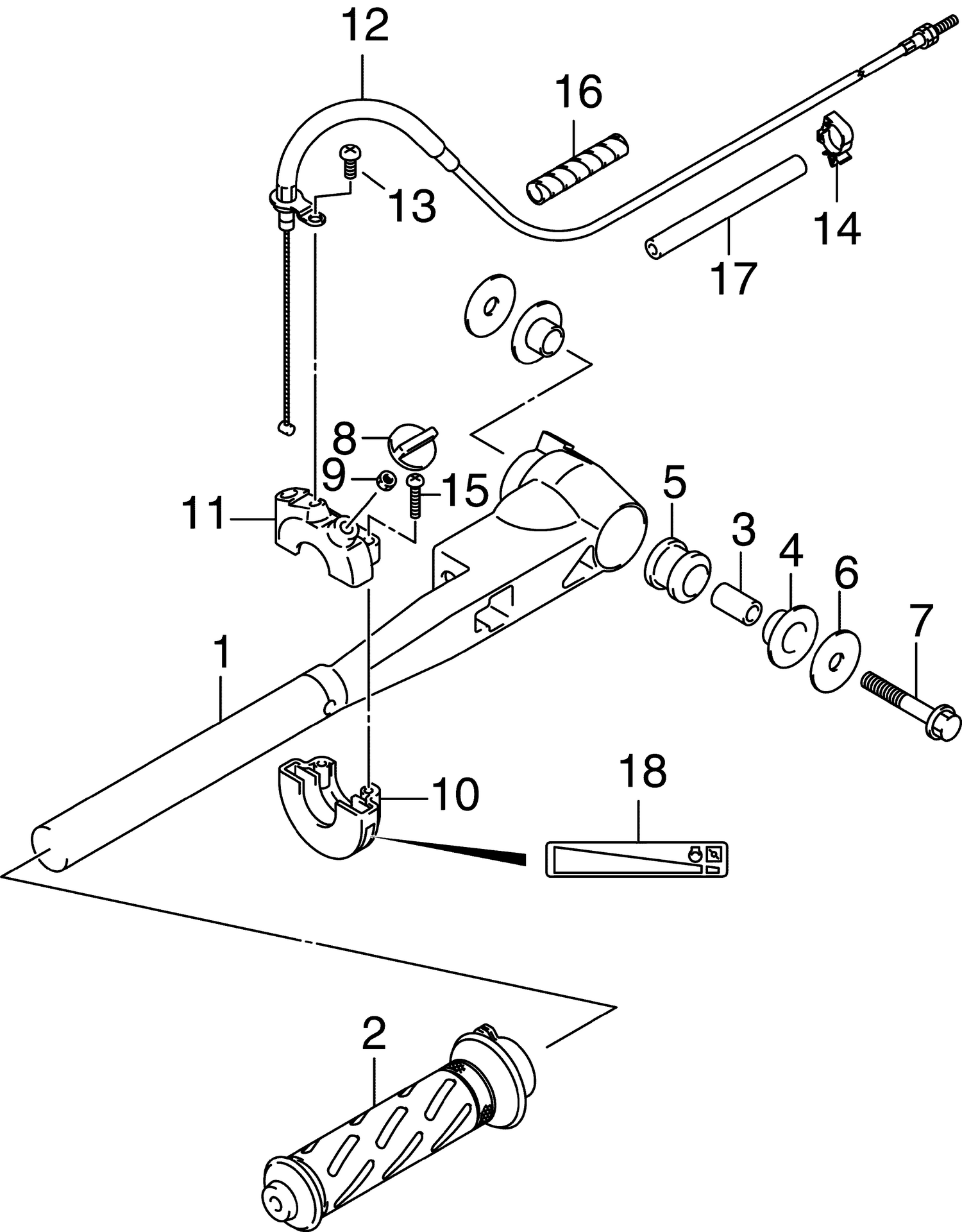 TILLER HANDLE