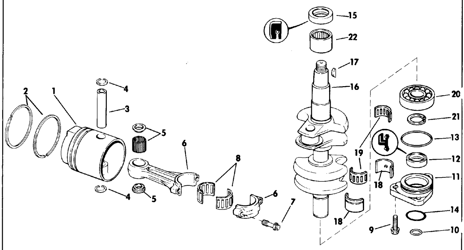 CRANKSHAFT & PISTON