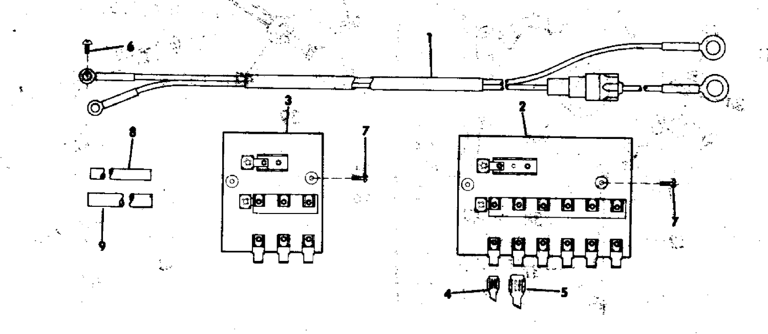 OUTBOARD POWER CABLE KIT 17'
