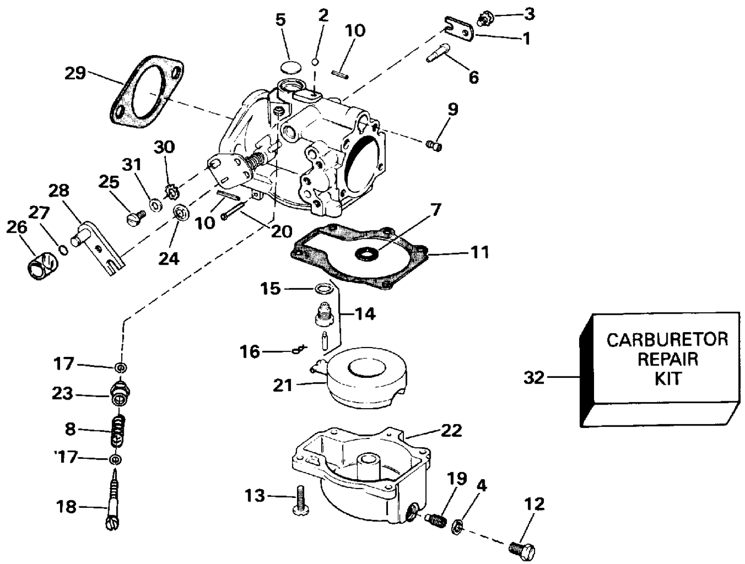 CARBURETOR - ALL 50 MODELS