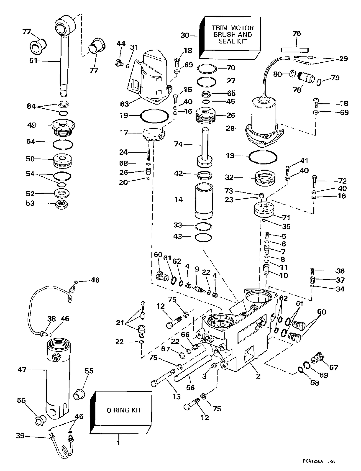 POWER TRIM/TILT HYDRAULIC ASSEMBLY